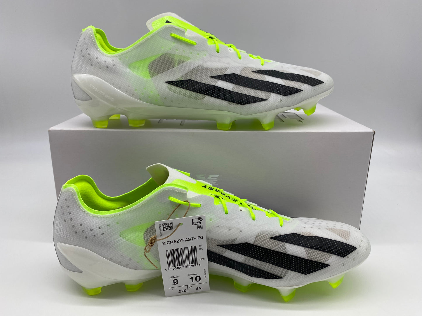 Adidas X CrazyFast+ FG White Green
