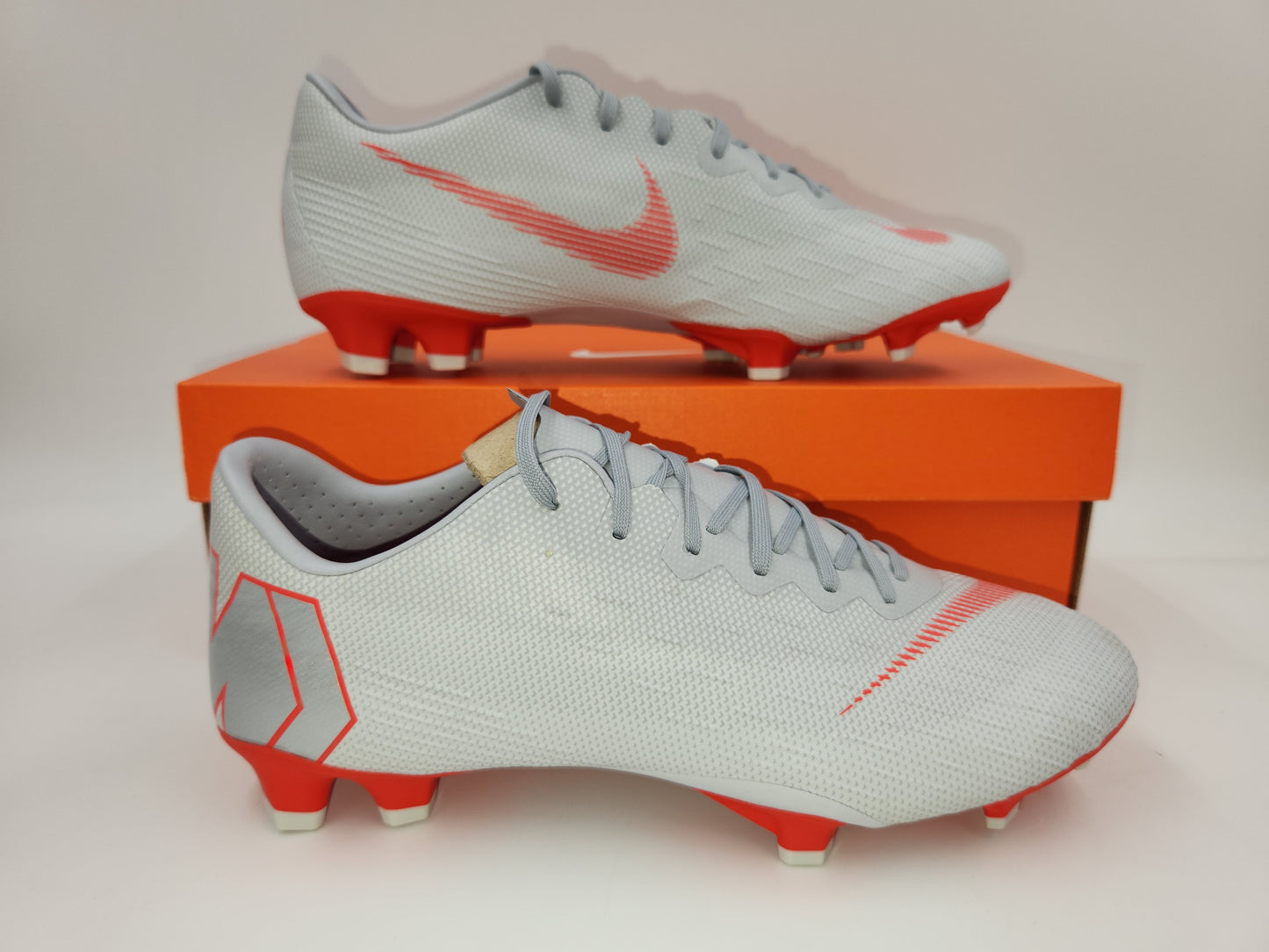 Nike Vapor 12 Pro FG Grey Red