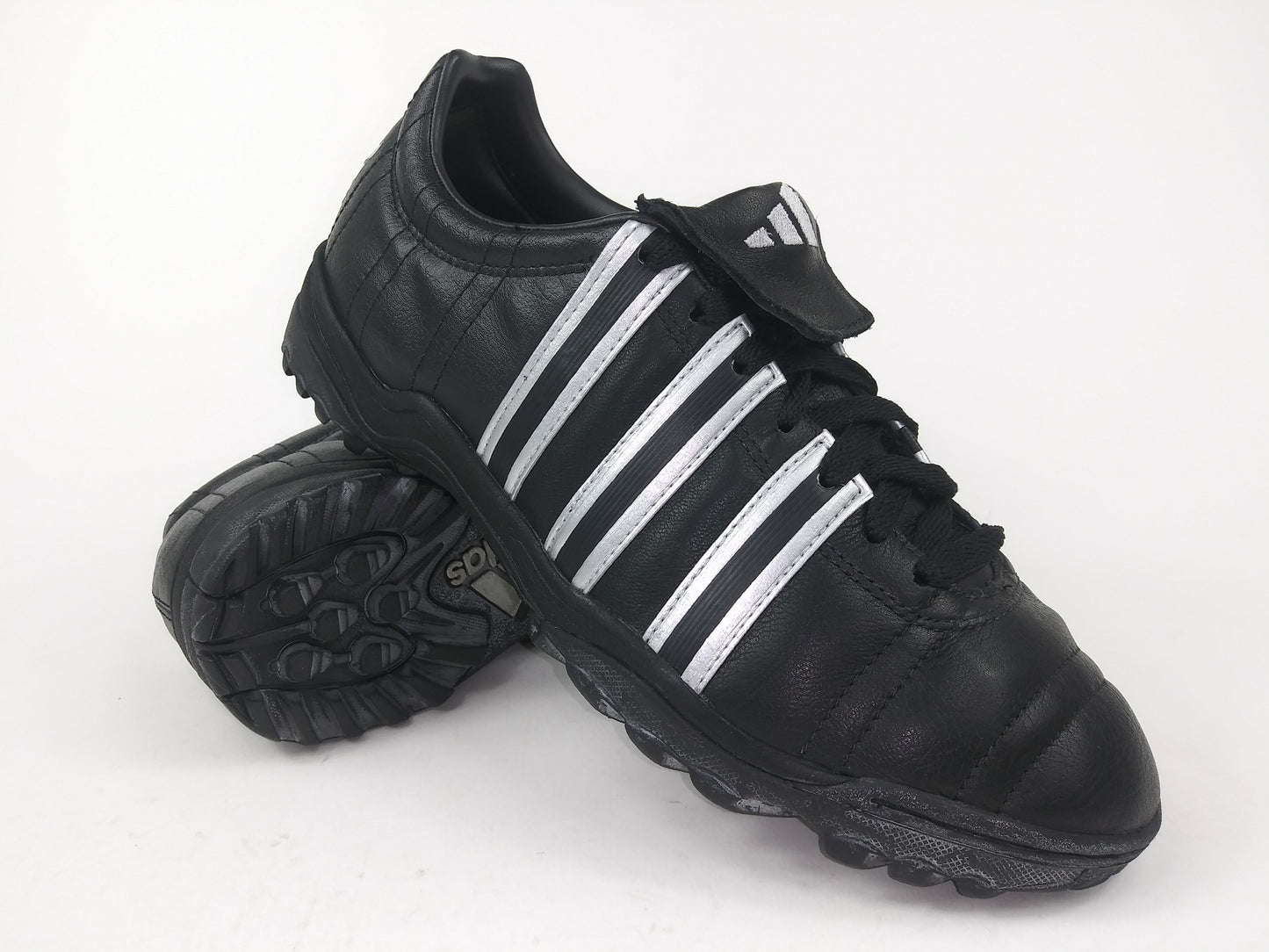 Adidas Rialto Black Grey Turf Shoes