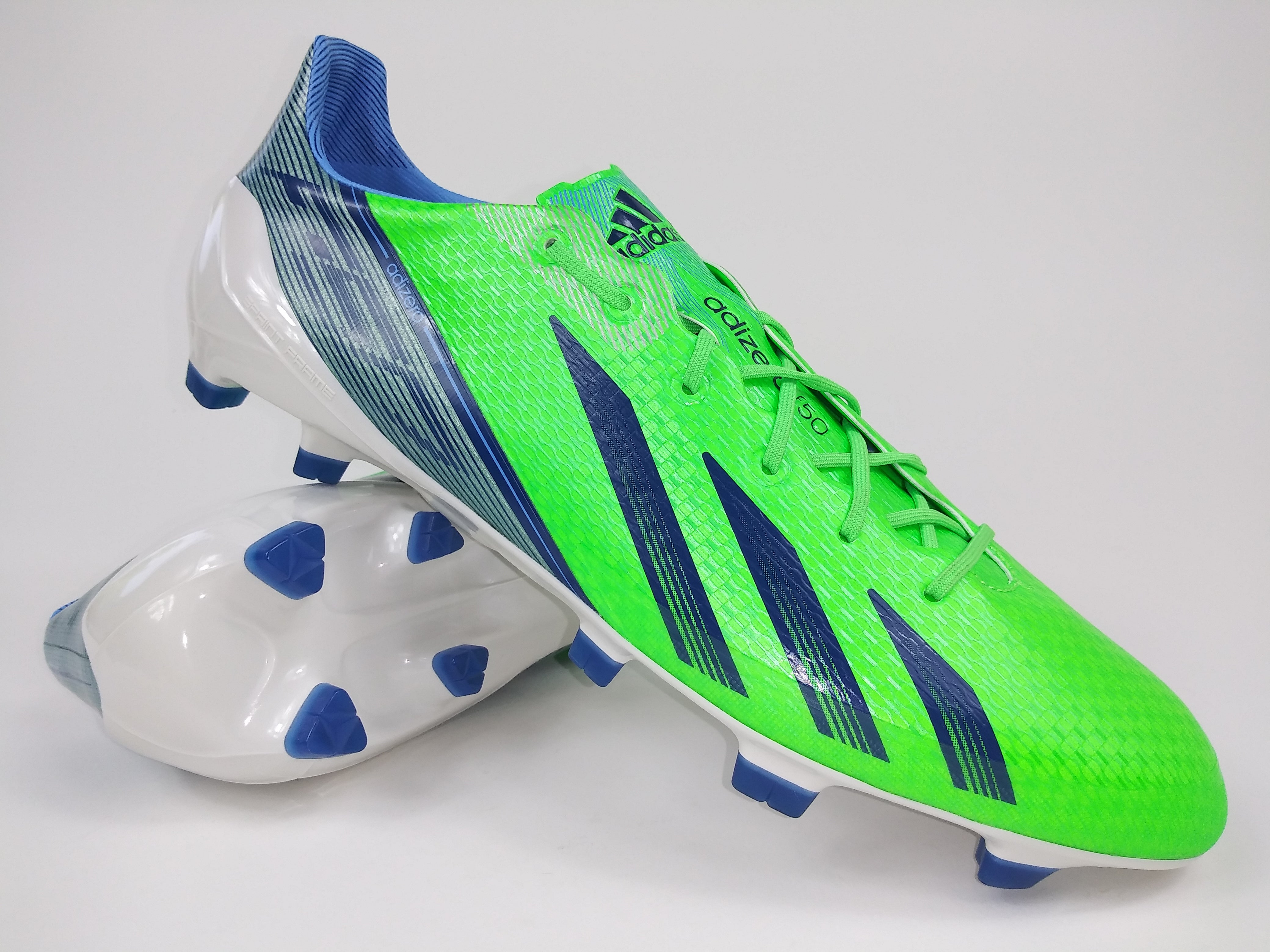 Adidas f50 adizero shop green and white