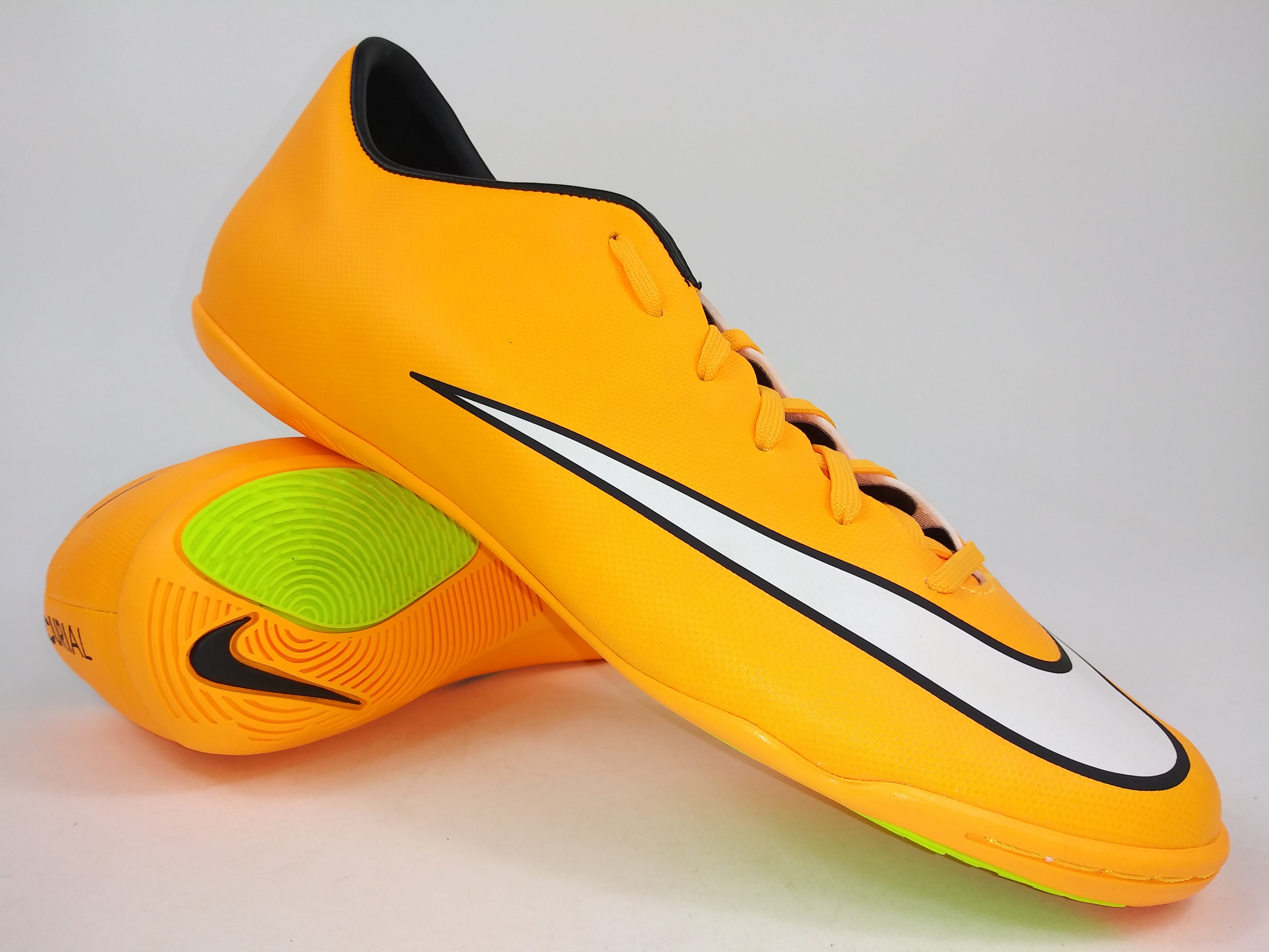 Nike mercurial indoor soccer shoes orange Clearance