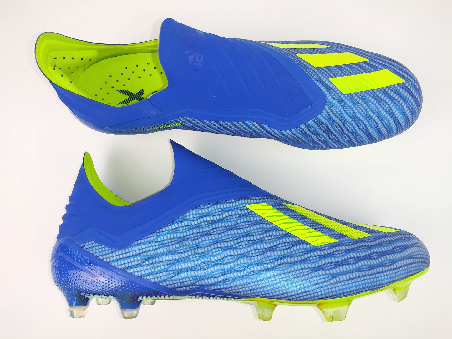 Adidas X 18+ FG Blue Yellow