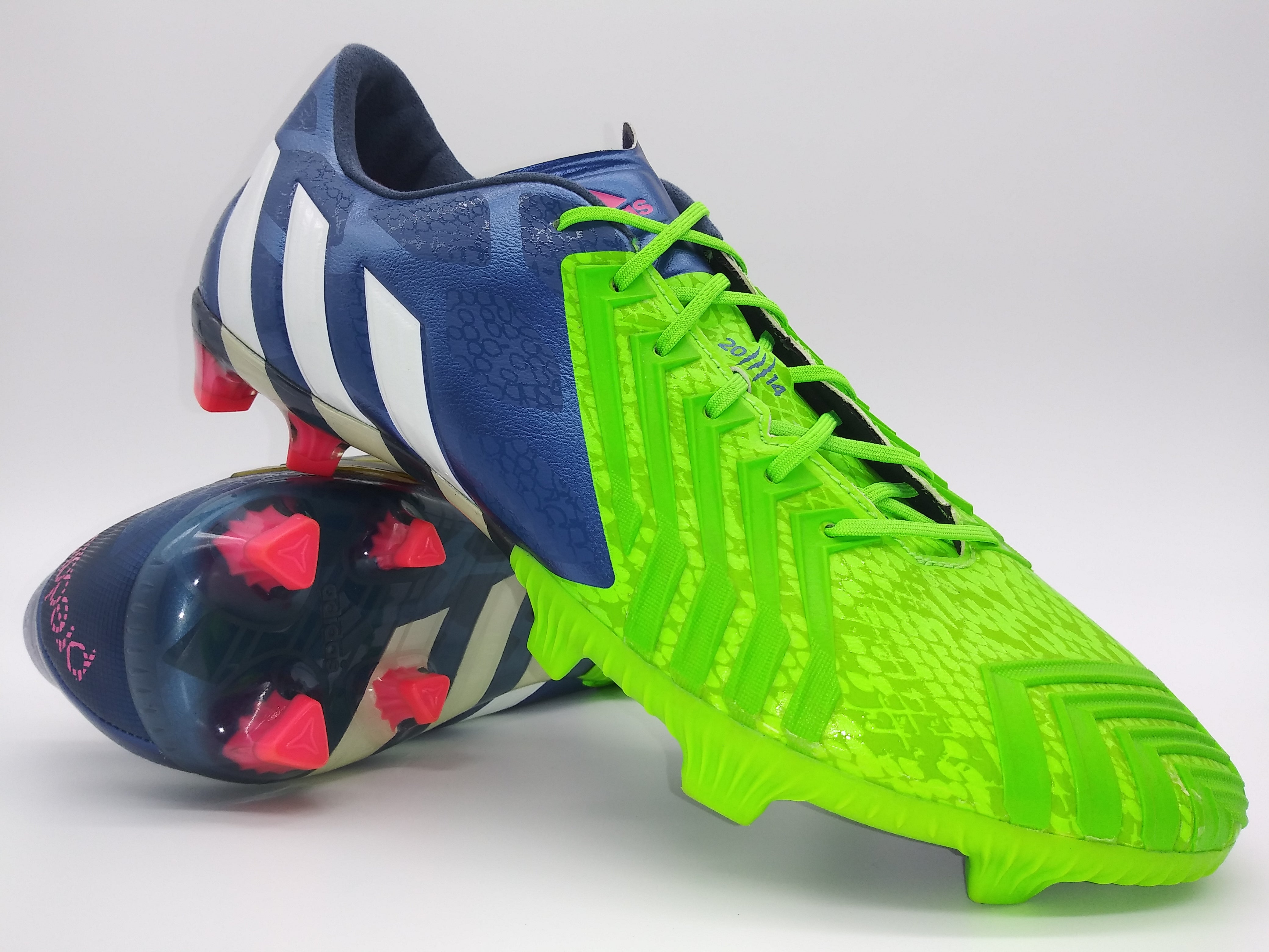 Uitsluiten galblaas achter Adidas Predator Instinct FG Blue Green – Villegas Footwear