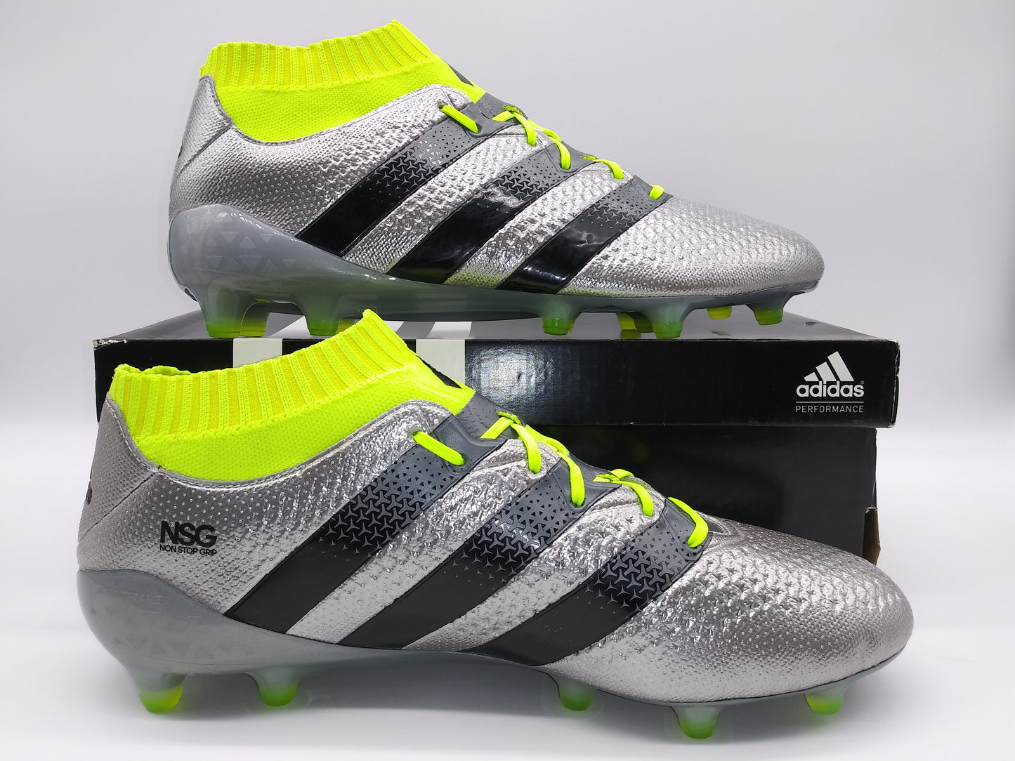 Adidas ACE 16.1 Primeknit FG Silver Green