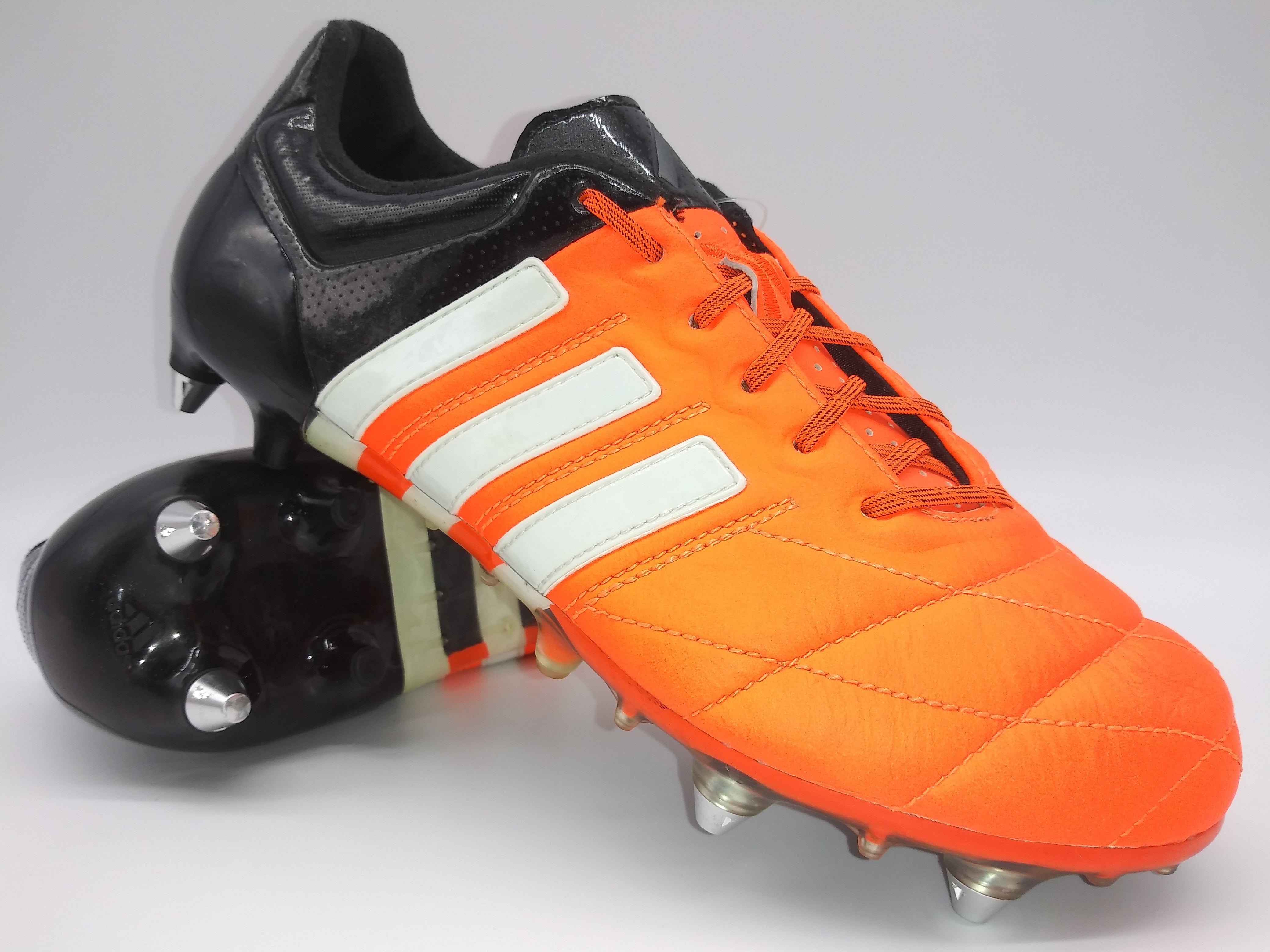 voltereta Previamente Impulso Adidas ACE 15.1 SG Black Orange – Villegas Footwear