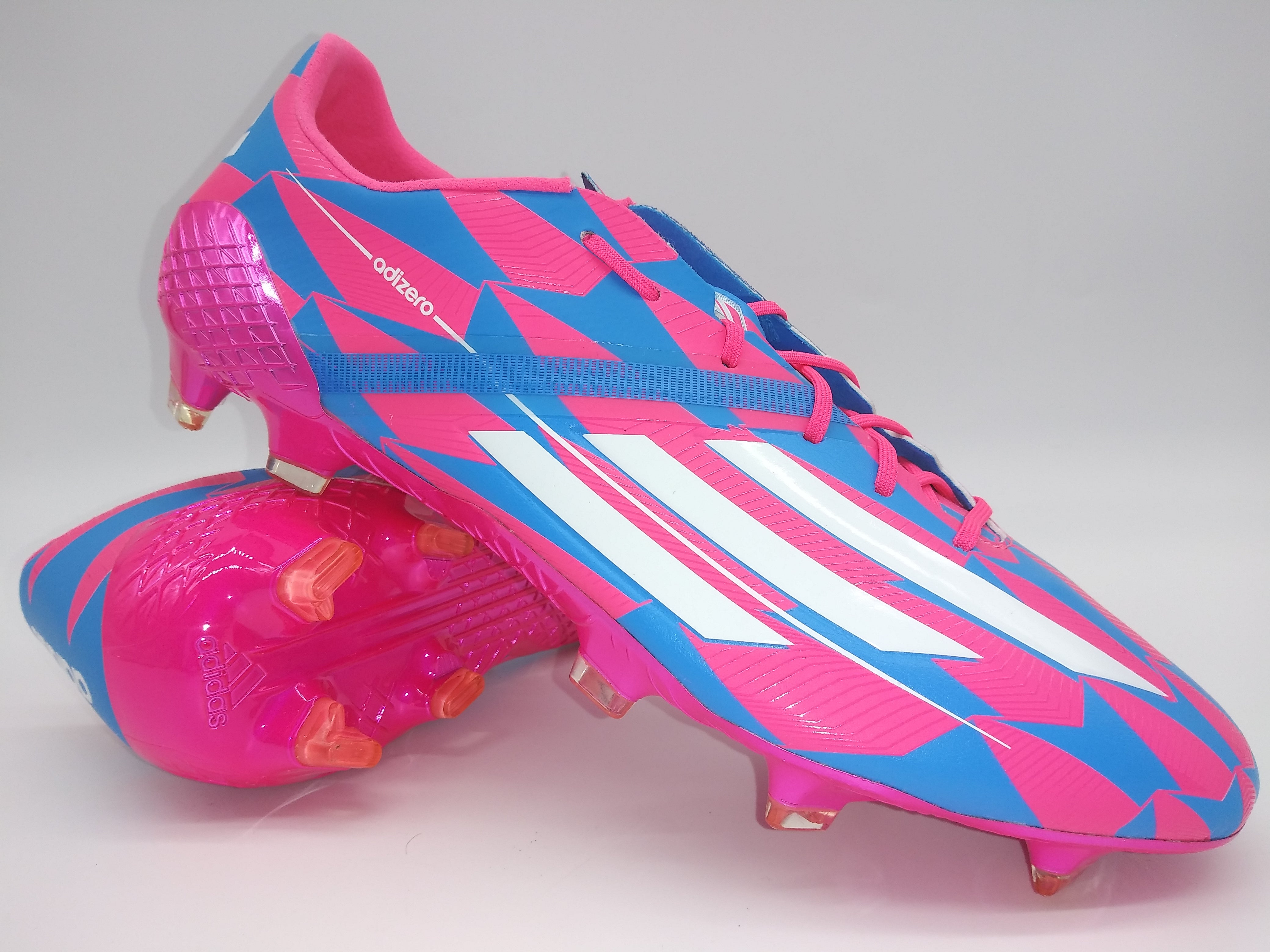 Rendezvous sponsor diamant Adidas F50 Ghosted Adizero HT Pink Blue – Villegas Footwear