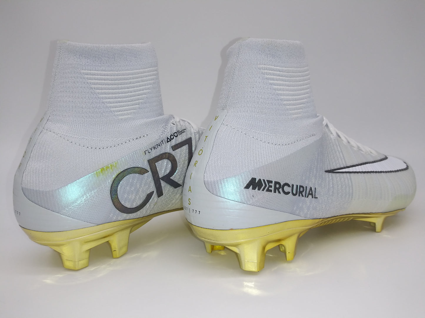 Nike Mercurial Superfly V SE CR7 FG Gray White Gold (Vitorias)