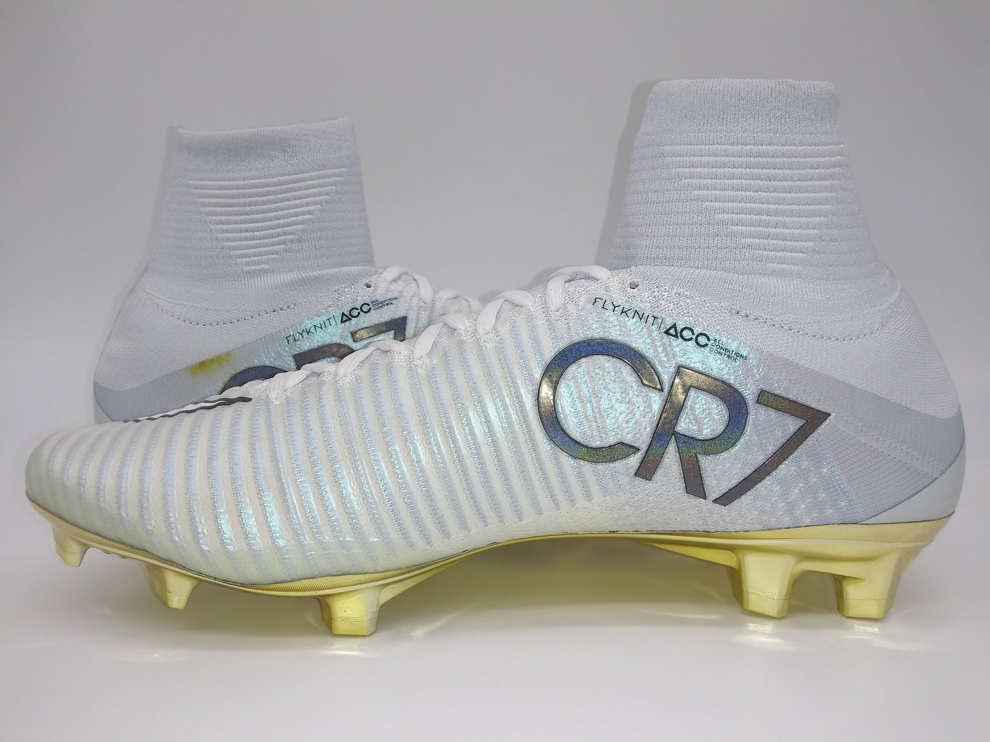 Nike Mercurial Superfly V SE CR7 FG Gray White Gold (Vitorias)