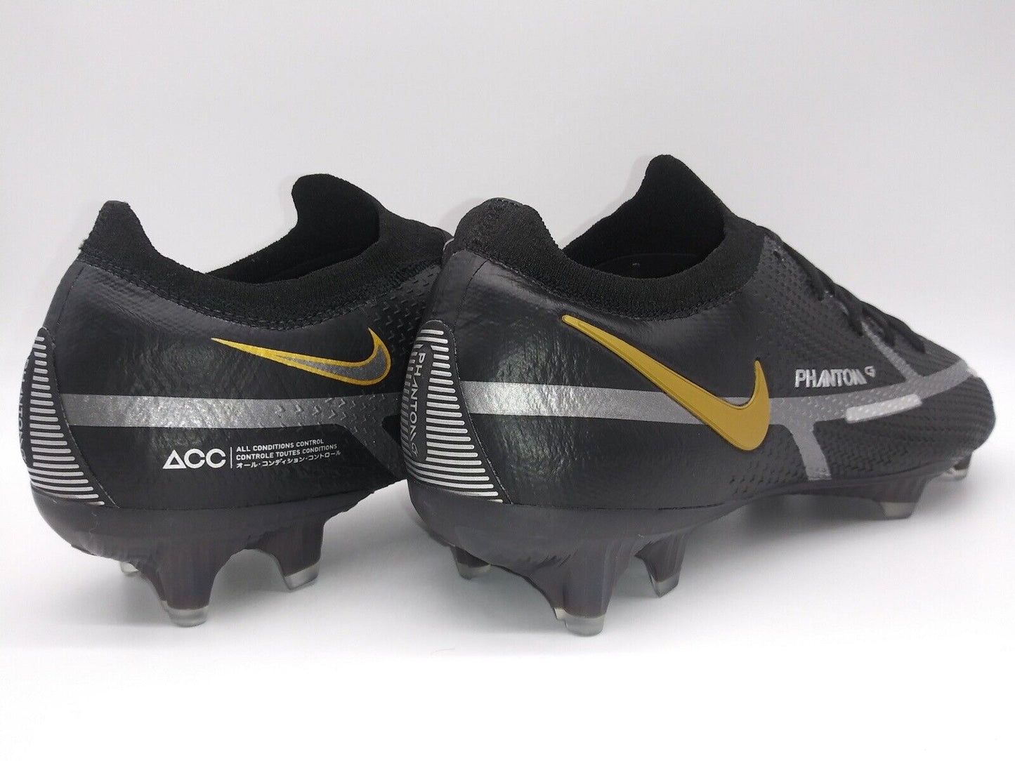 Nike Phantom GT2 Elite FG Black Metallic Gold