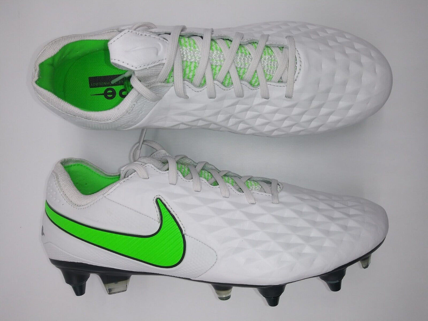Nike Legend 8 Elite SG-PRO AC White Green