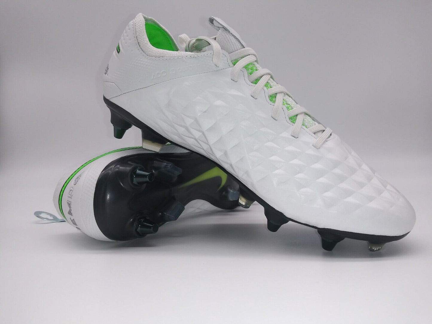 Nike Legend 8 Elite SG-PRO AC White Green