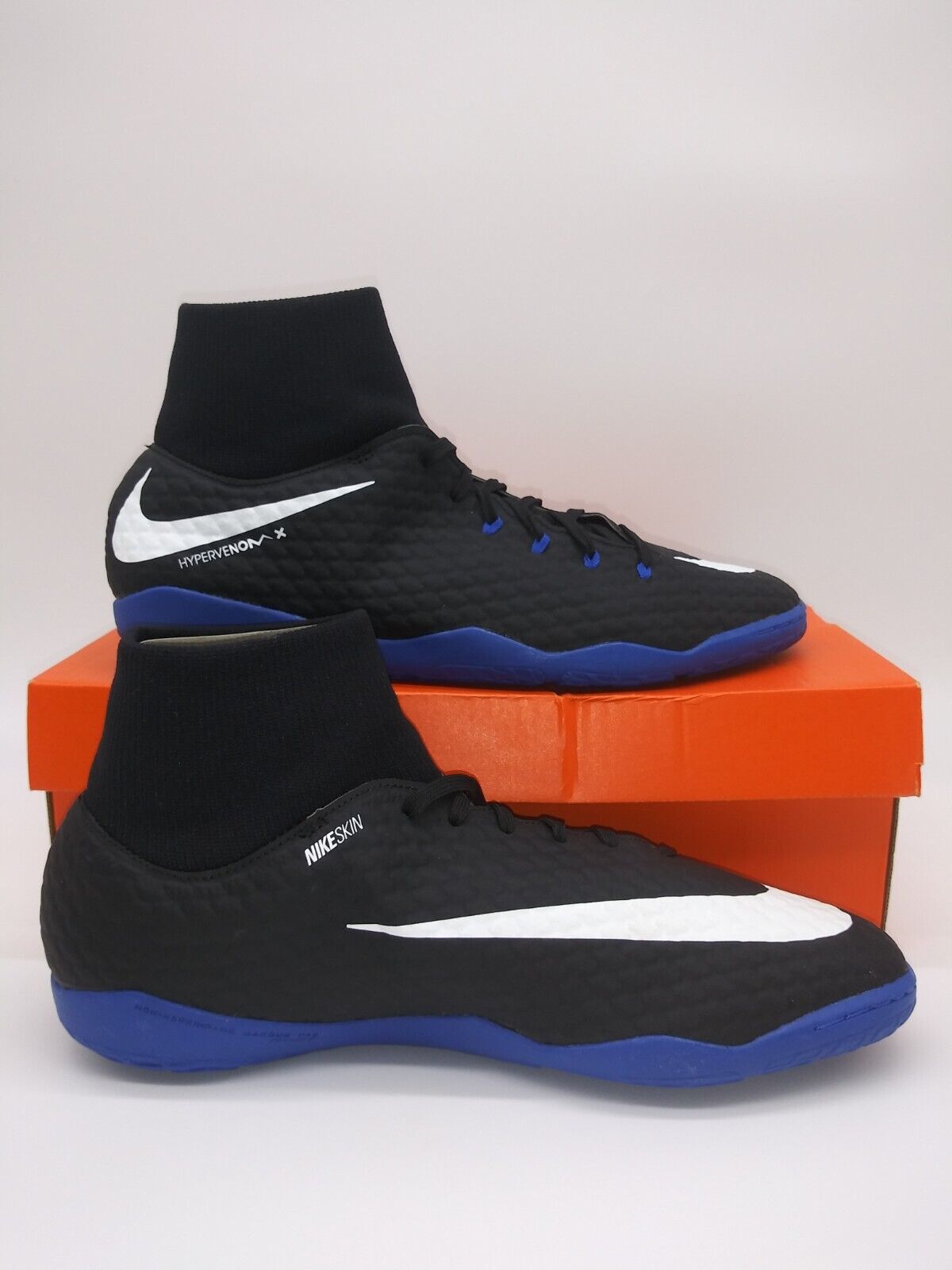 Nike Hypervenomx Phelon 3 DF IC Black Blue