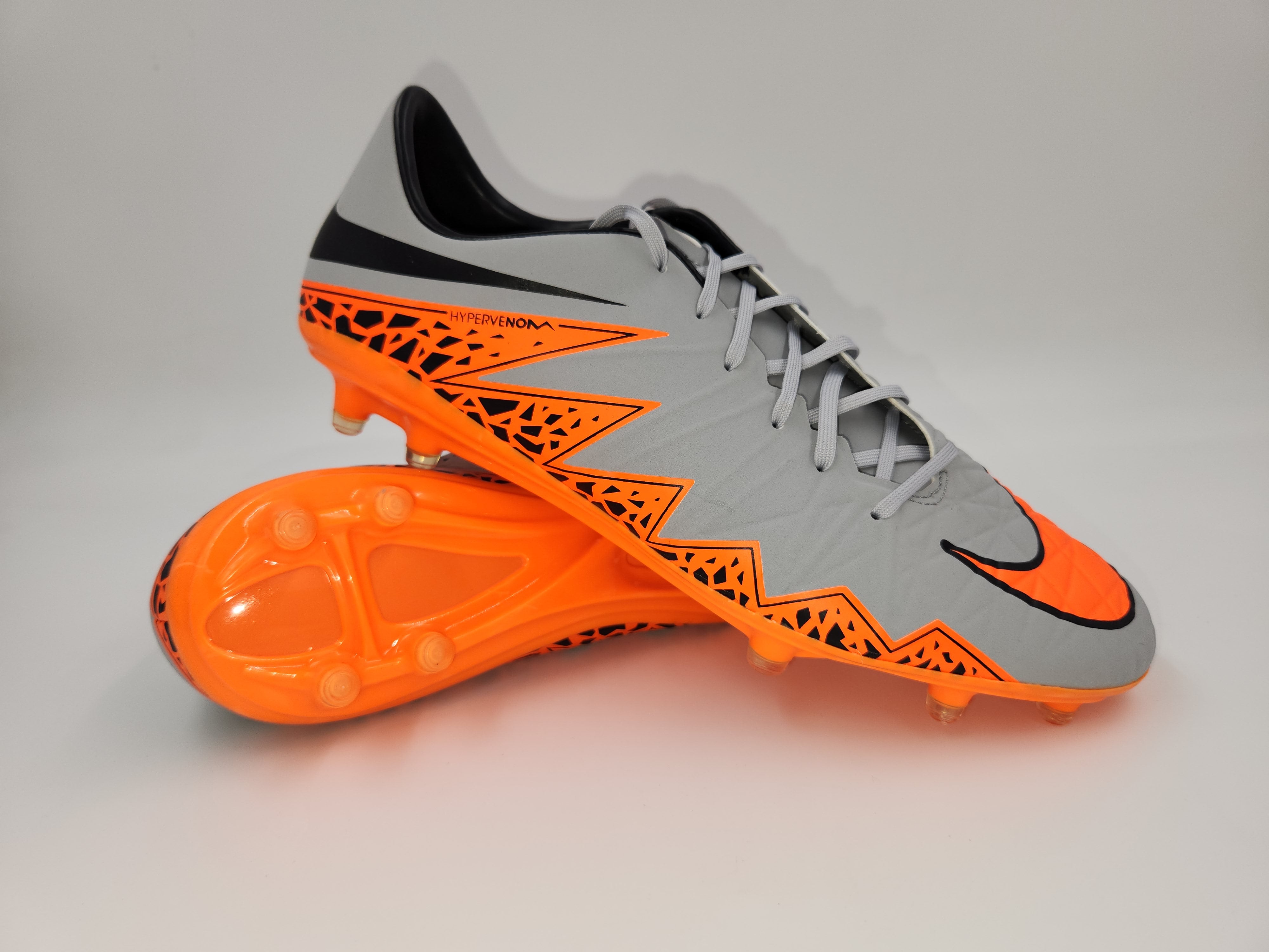 Nike hypervenom hotsell grey and orange