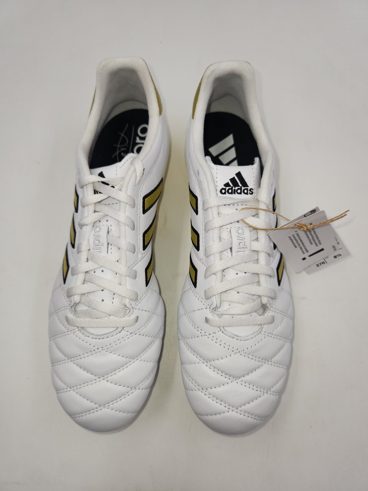 Adidas 11 Pro TK FG White Gold