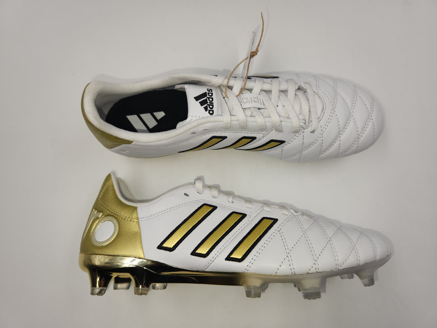 Adidas Mens Rare 11Pro TK FG White Gold