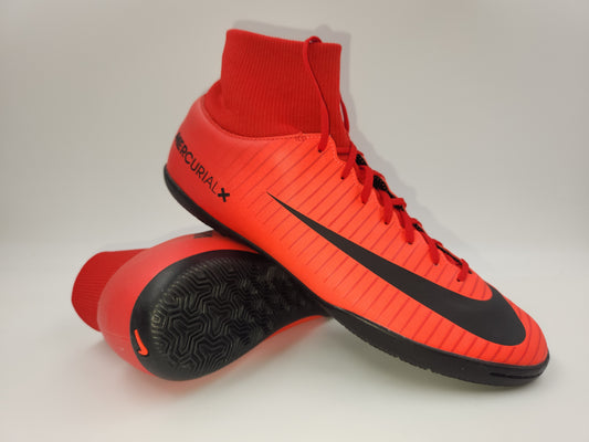 Nike Mens Rare Mercurialx Victory VI DF IC Red Black