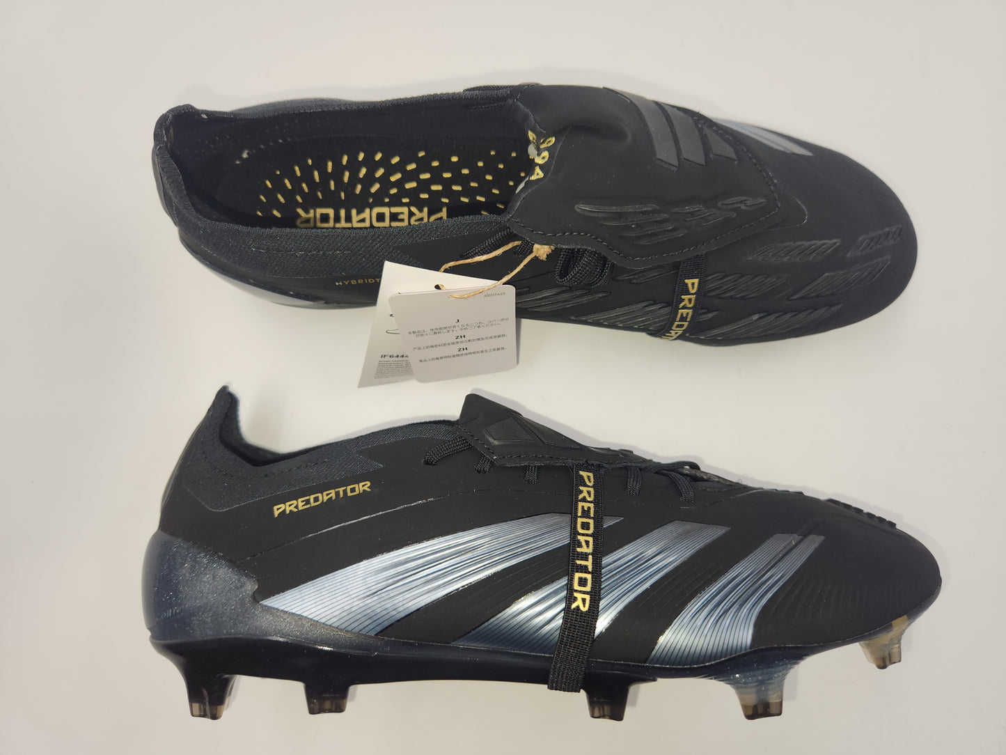 Adidas Mens Rare Predator Elite FT FG Black Grey