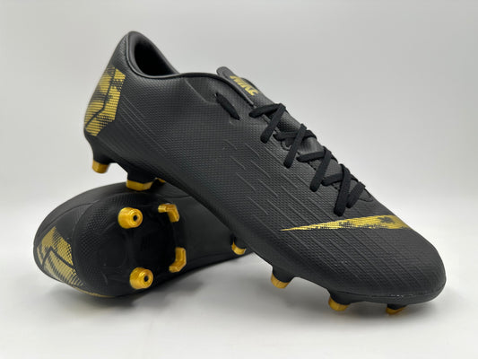 Nike Vapor 12 Academy FG/MG Black Gold