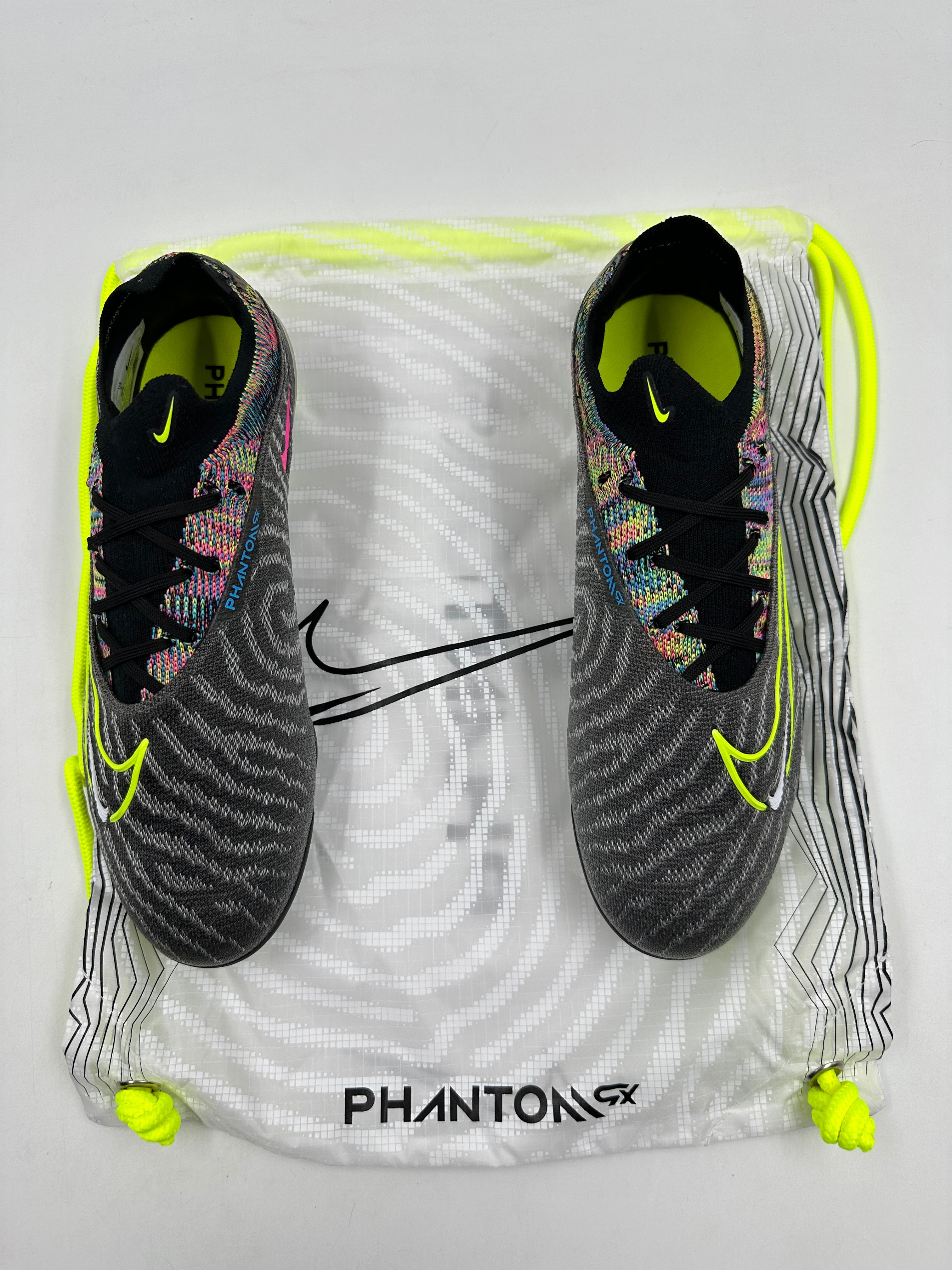 Nike Phantom GX Elite Fusion FG Grey Yellow – Villegas Footwear Nike Phantom GX Elite Fusion FG Grey Yellow – Villegas Footwear