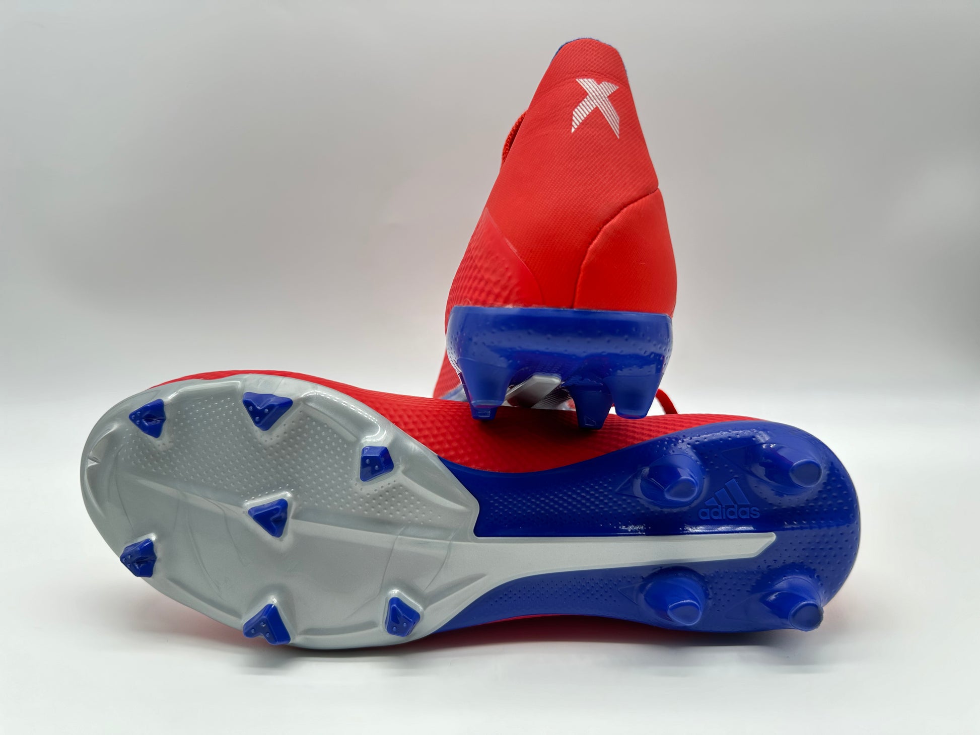 Adidas X 18.3 FG Red Blue Villegas Footwear