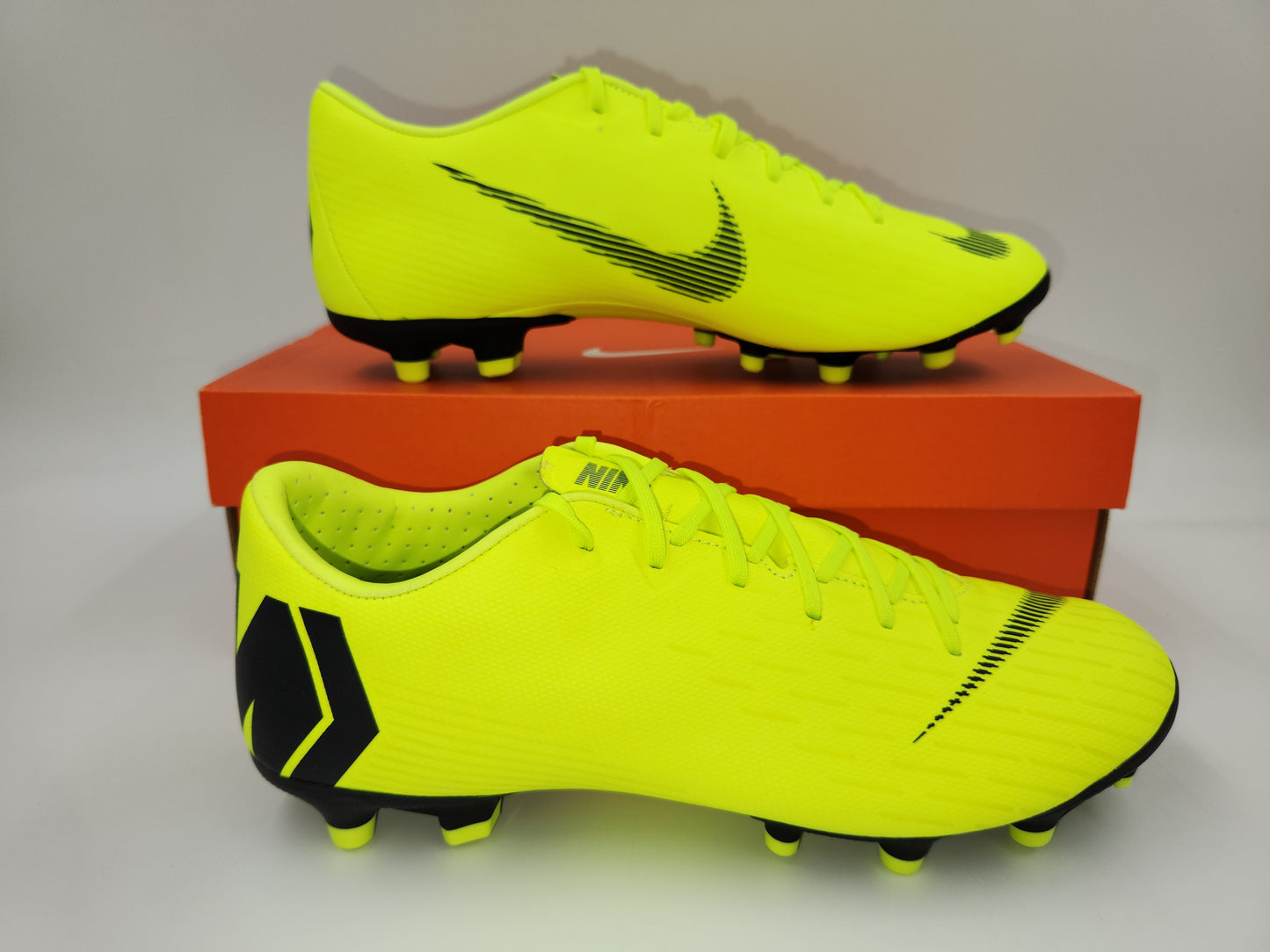 Nike Vapor 12 Academy FG/MG Yellow Black