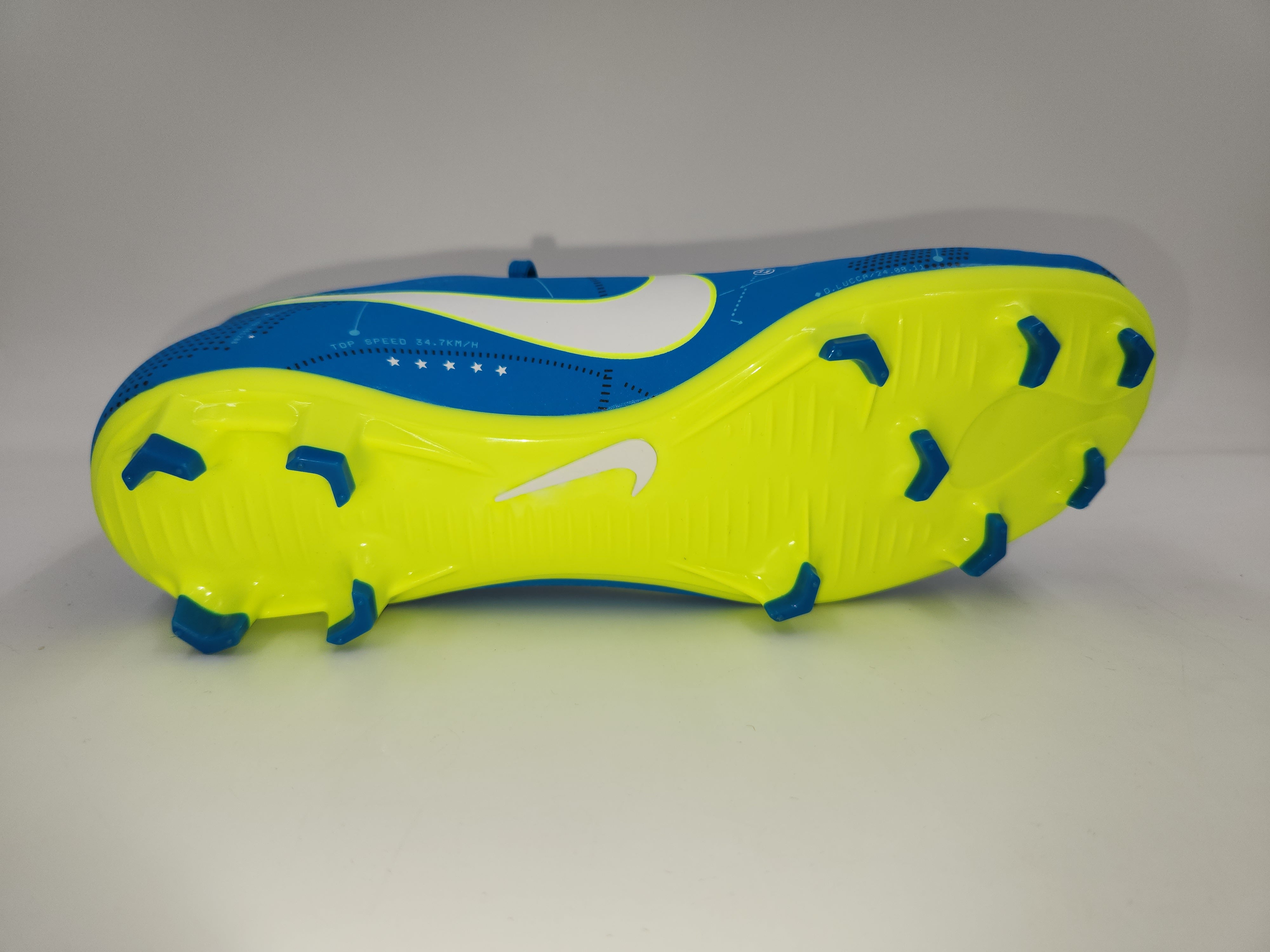 Nike Mercurial Victory VI NJR FG Blue Yellow Villegas Footwear