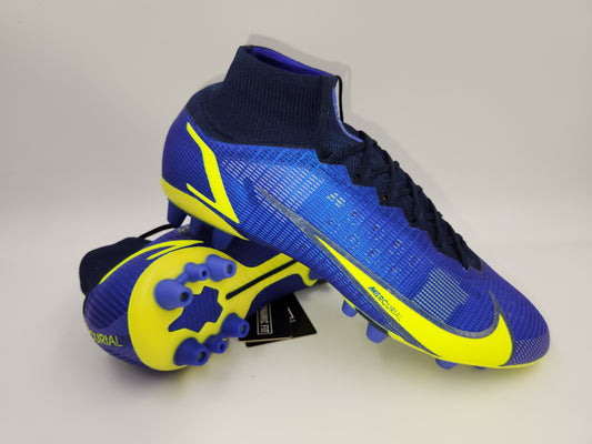 Nike Mercurial Superfly 8 AG Blue Yellow