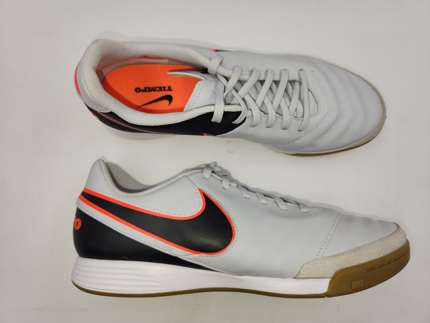 Nike Tiempo Genio ll Leather IC Gray Orange