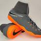 Nike PhantomX 3 Academy DF IC Grey Orange