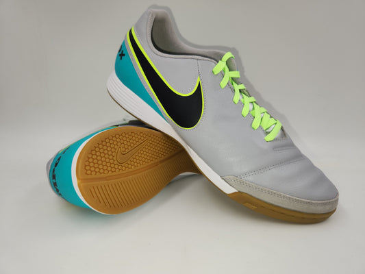 Nike Tiempox Genio ll Leather IC Grey White