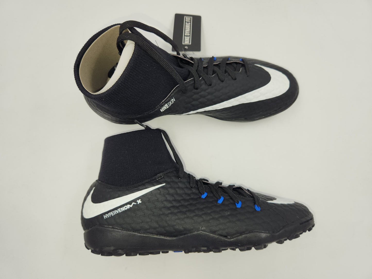 Nike HypervenomX Phelon 3 DF TF Black White
