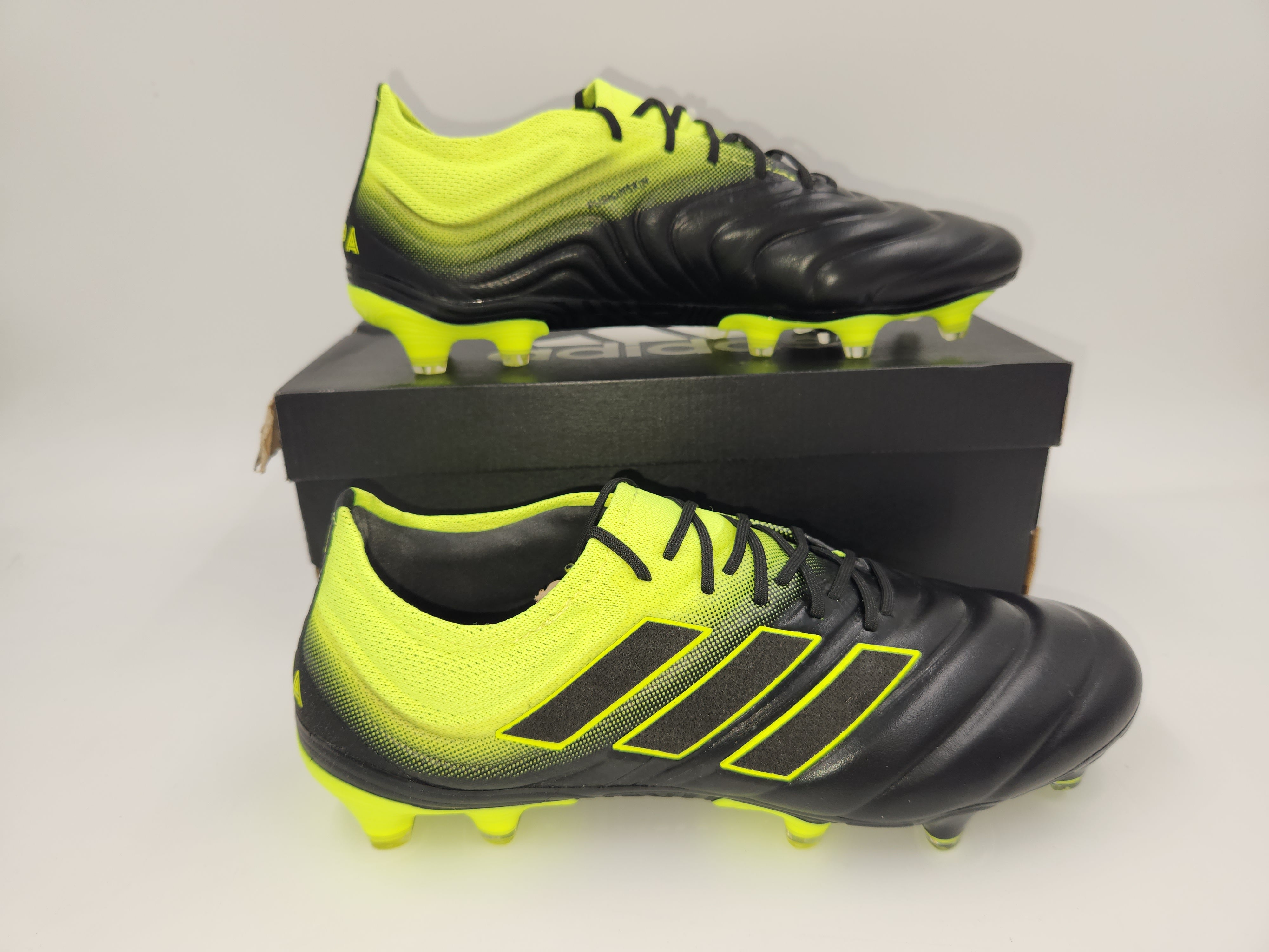 Adidas COPA 19.1 FG Black Green Villegas Footwear