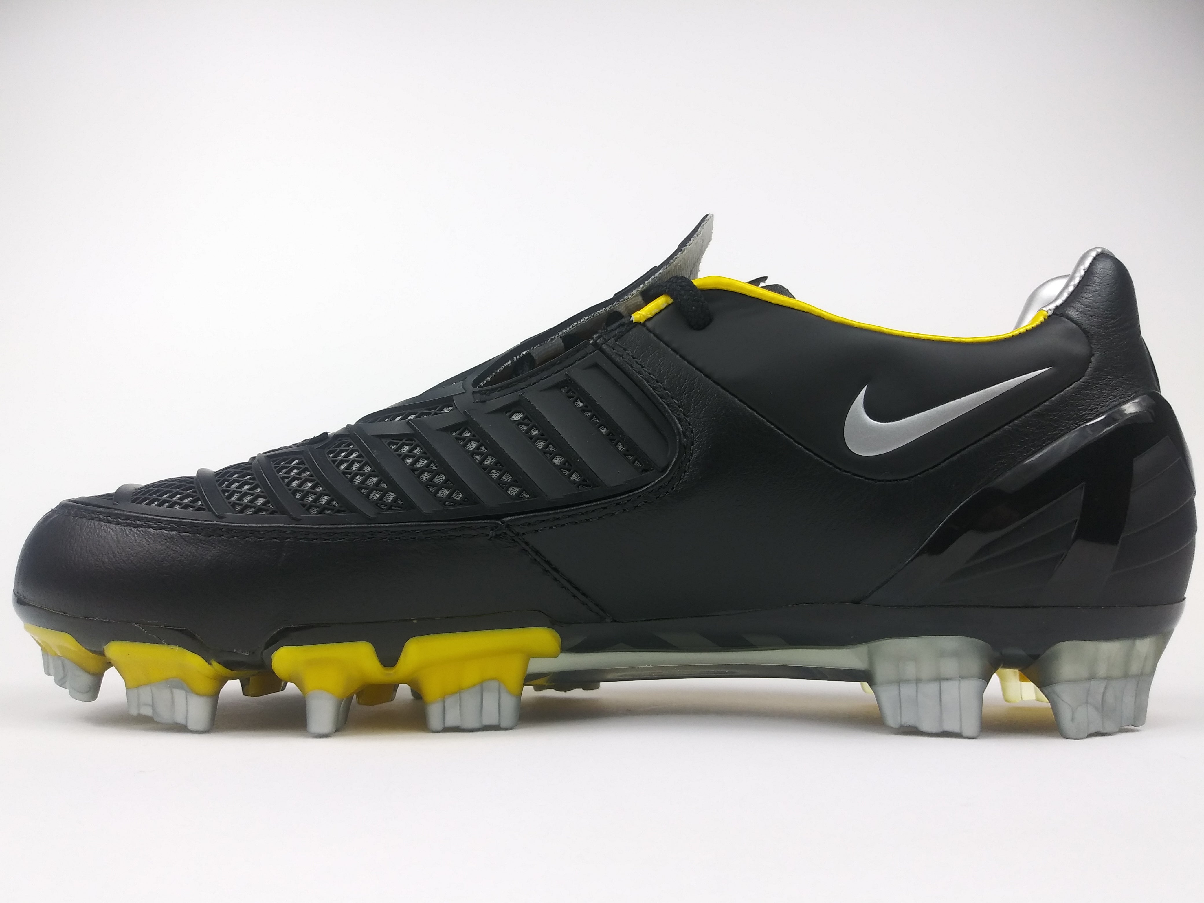 Nike Total90 Laser ll K FG Black Yellow Villegas Footwear