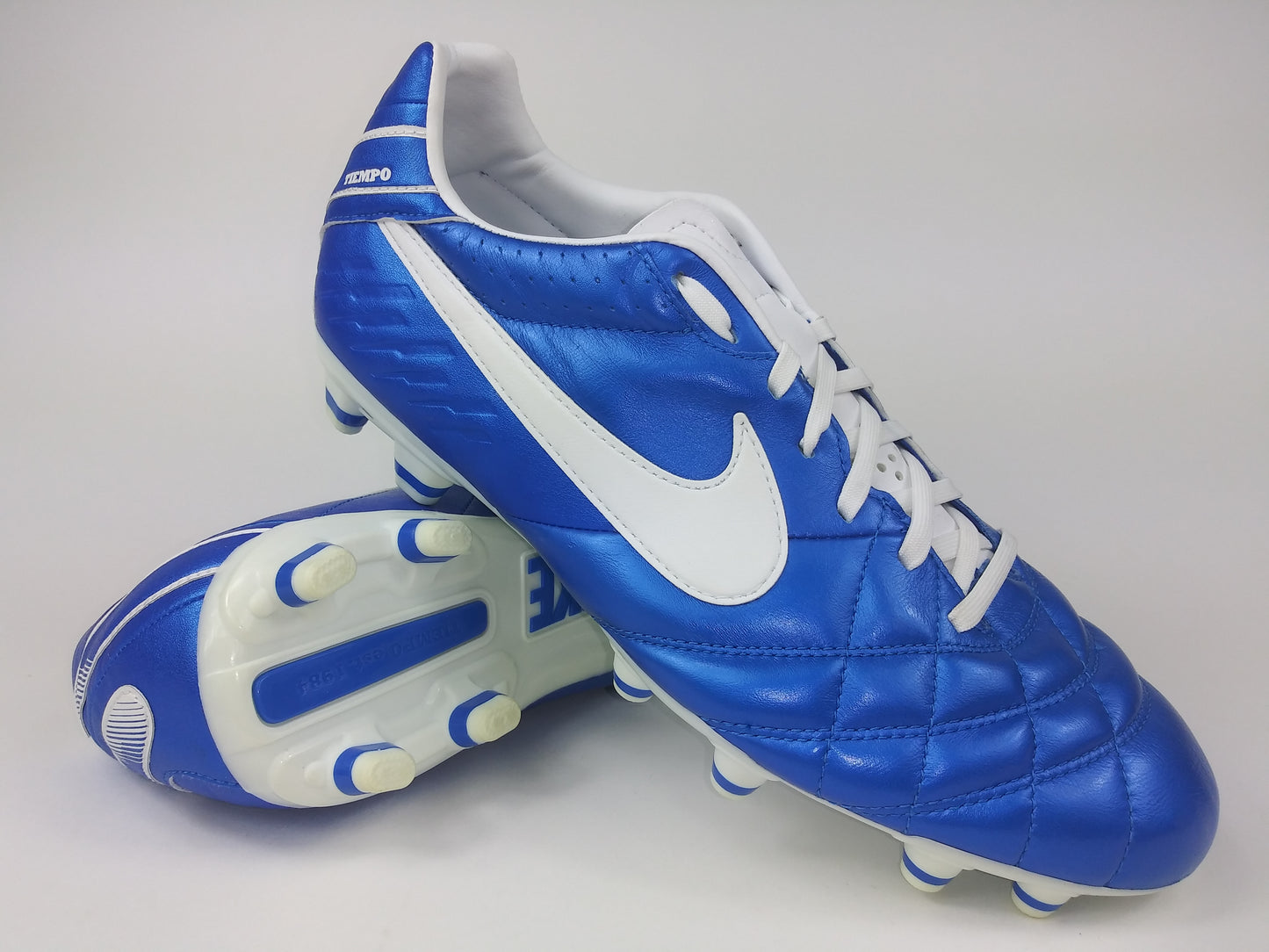 na school Vader fage Injectie Nike Tiempo Mystic IV FG Blue White – Villegas Footwear