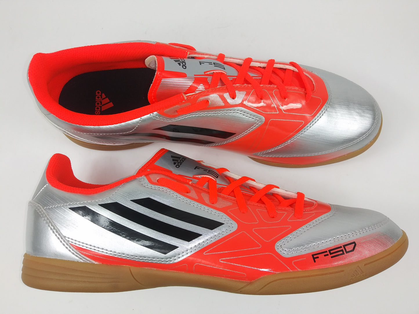Adidas F5 IN Silver Red Black Indoor Shoes
