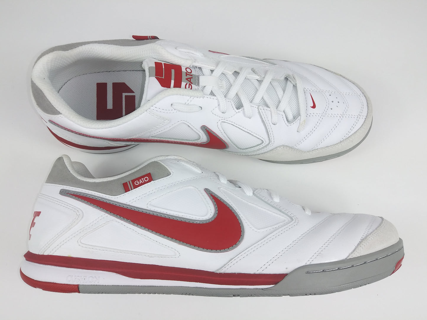 Nike Nike5 Gato LTR Indoor Shoes White Red