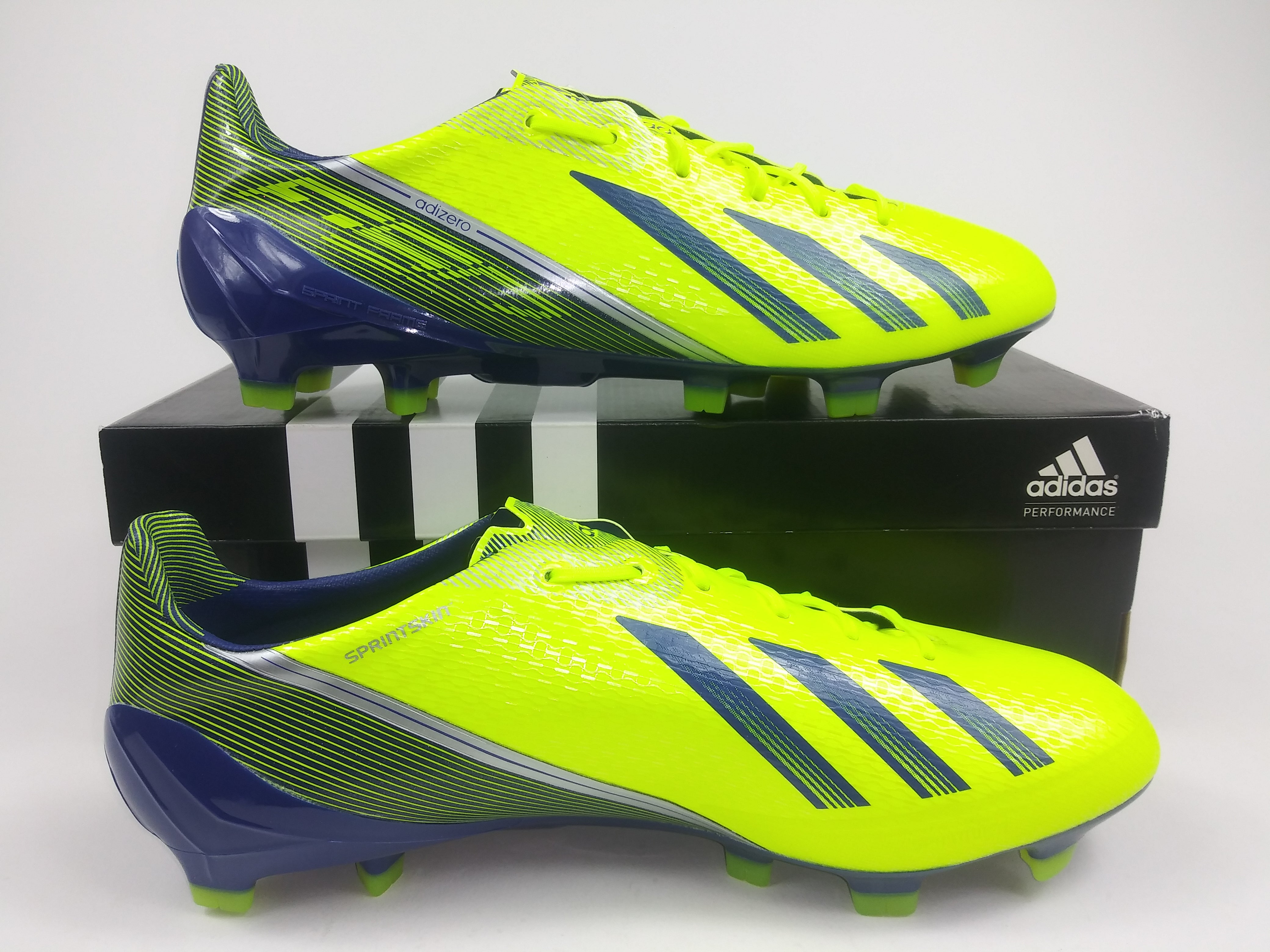 Adidas adizero F50 TRX FG SYN Yellow Navy – Villegas Footwear