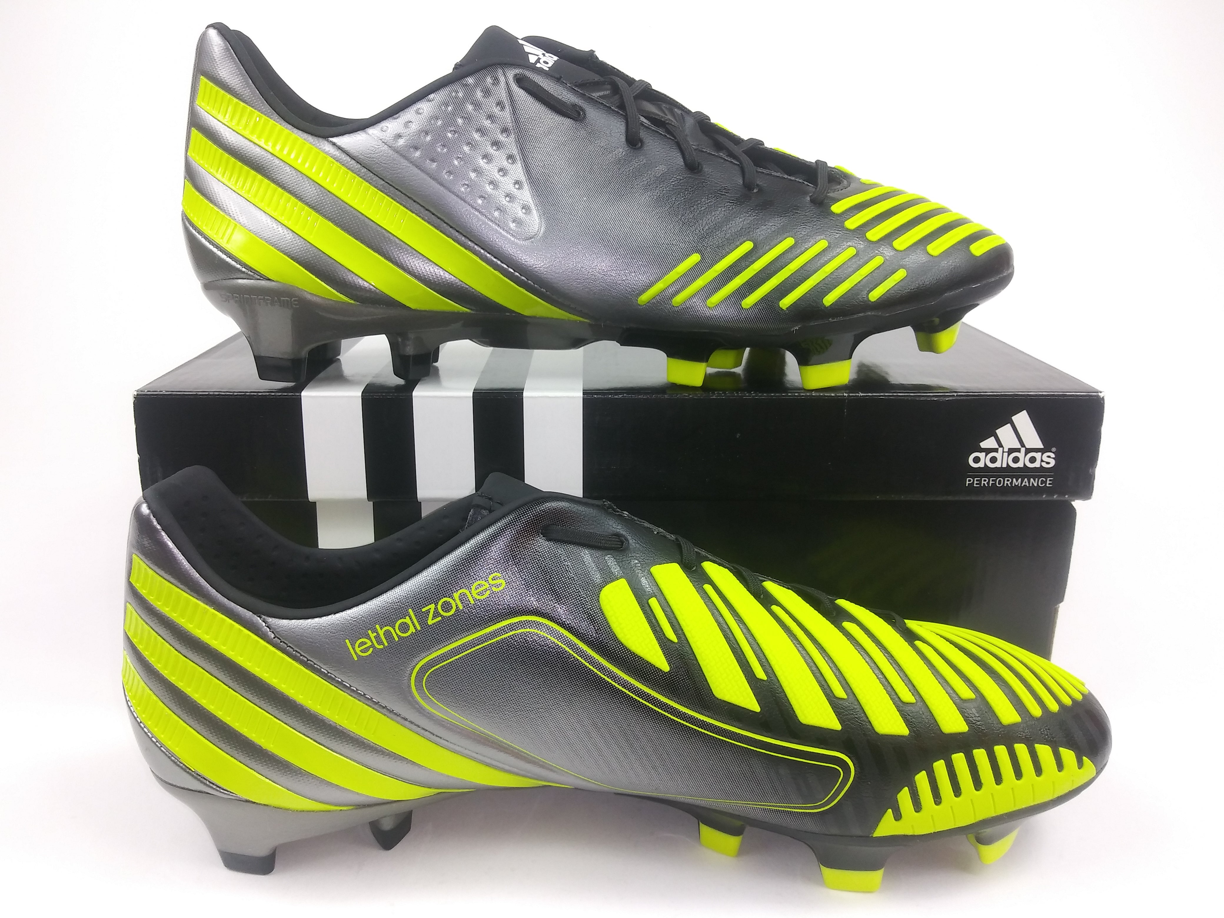 Adidas Predator LZ TRX FG Black Yellow