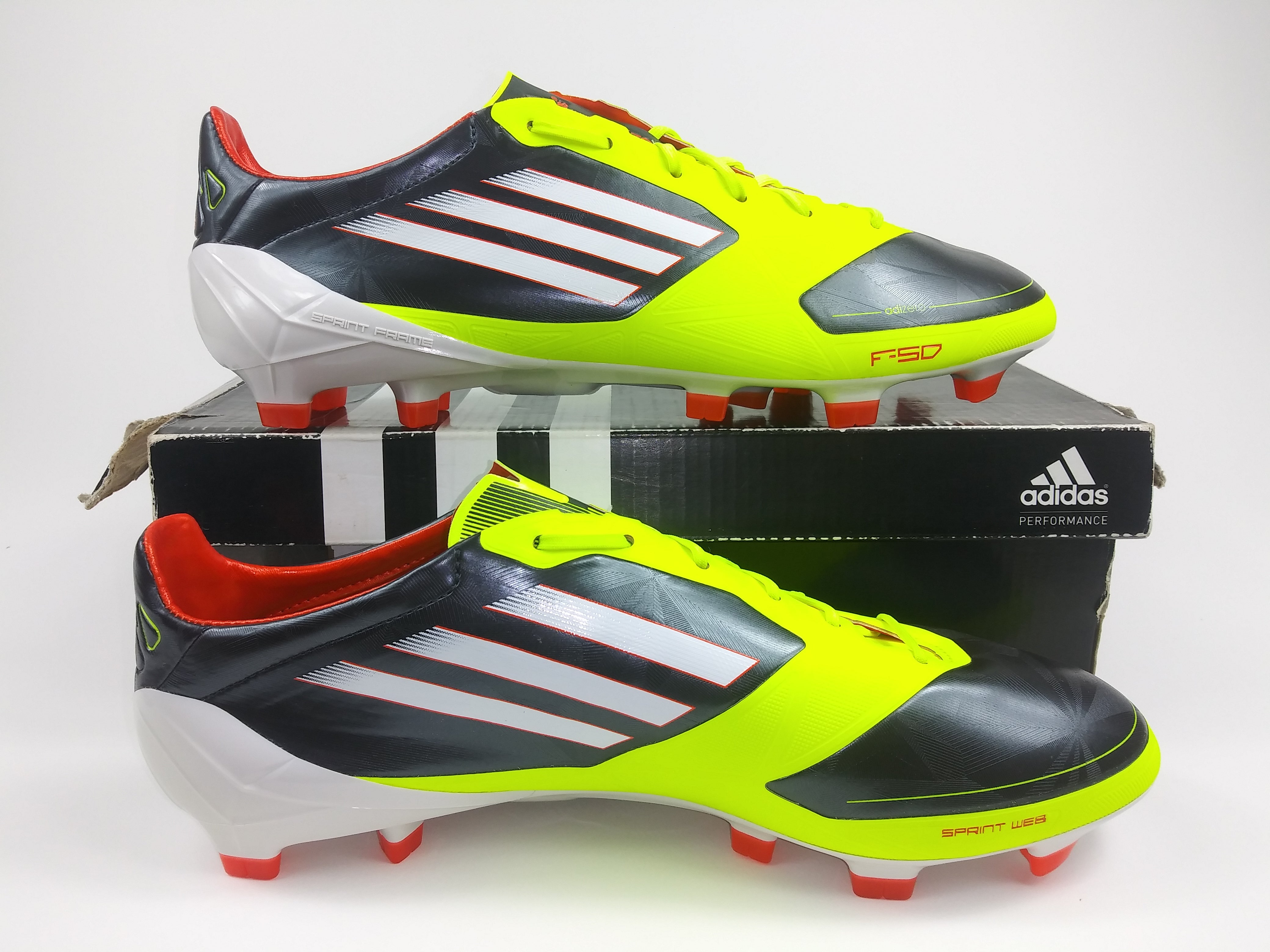 Adidas f50 2025 grey and yellow