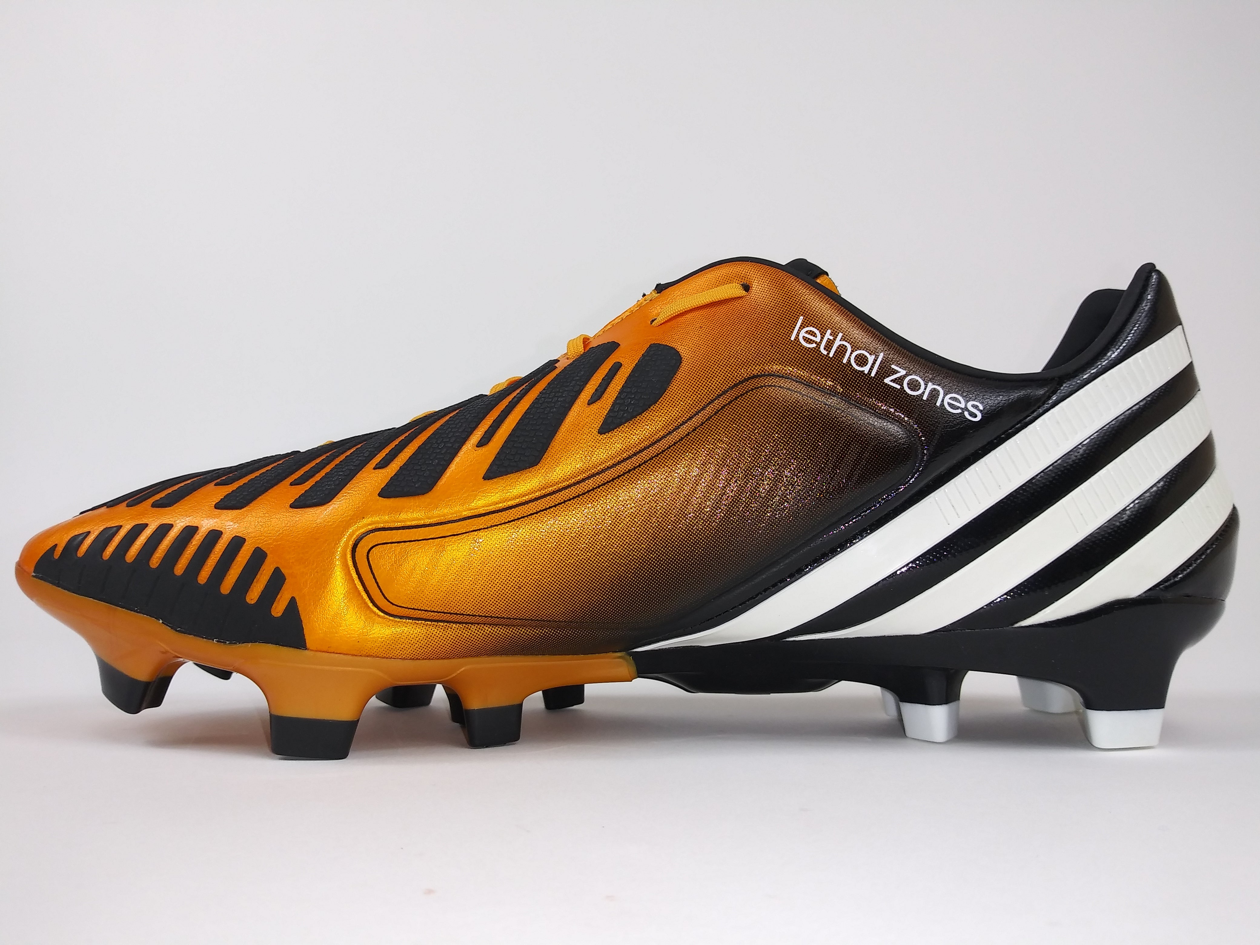 Adidas Mens store Rare Predator LZ TRX FG Yellow Black Soccer Cleats Boys Youth Size 6