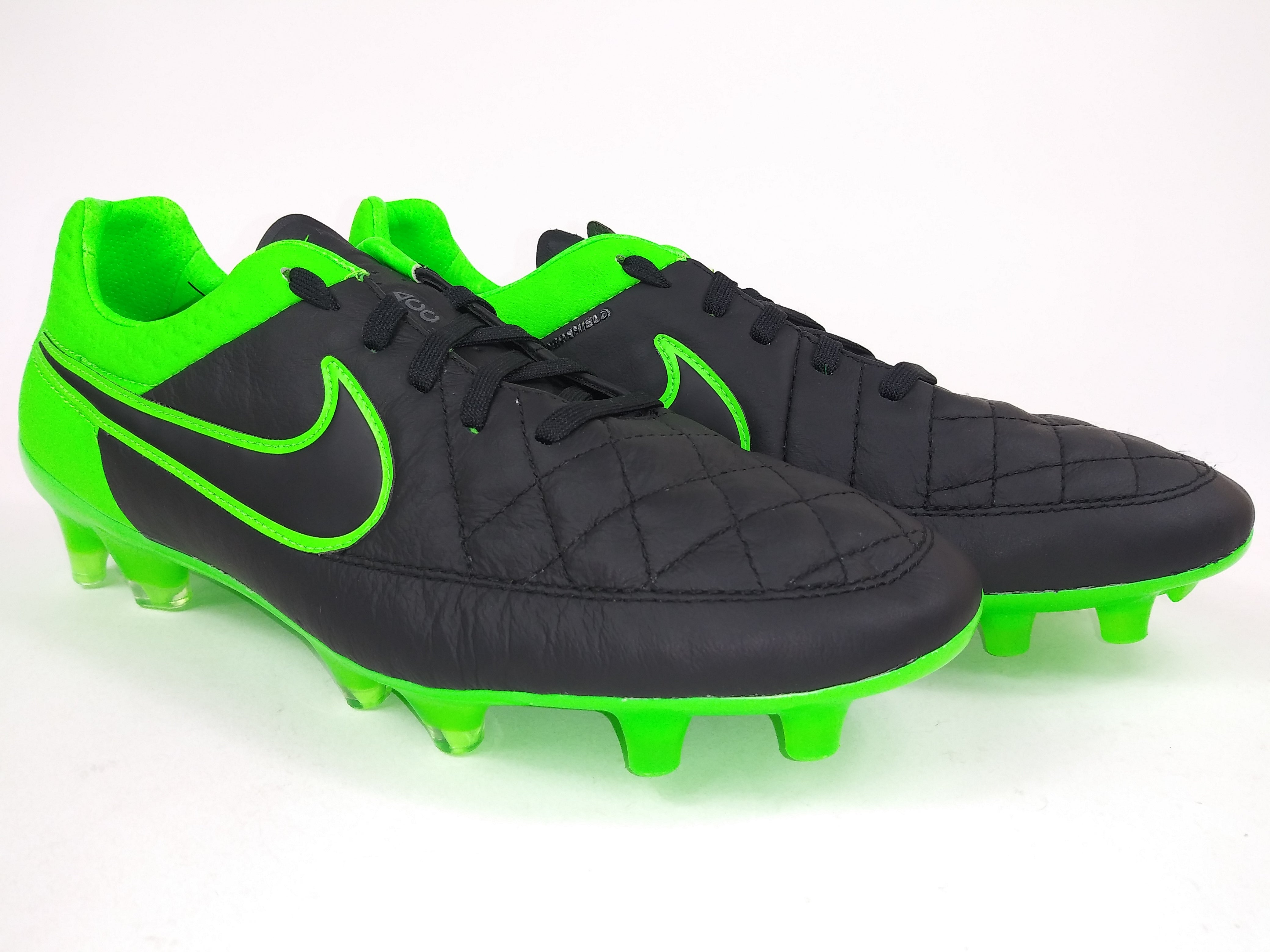 Nike Tiempo Legend V FG Black Green Villegas Footwear