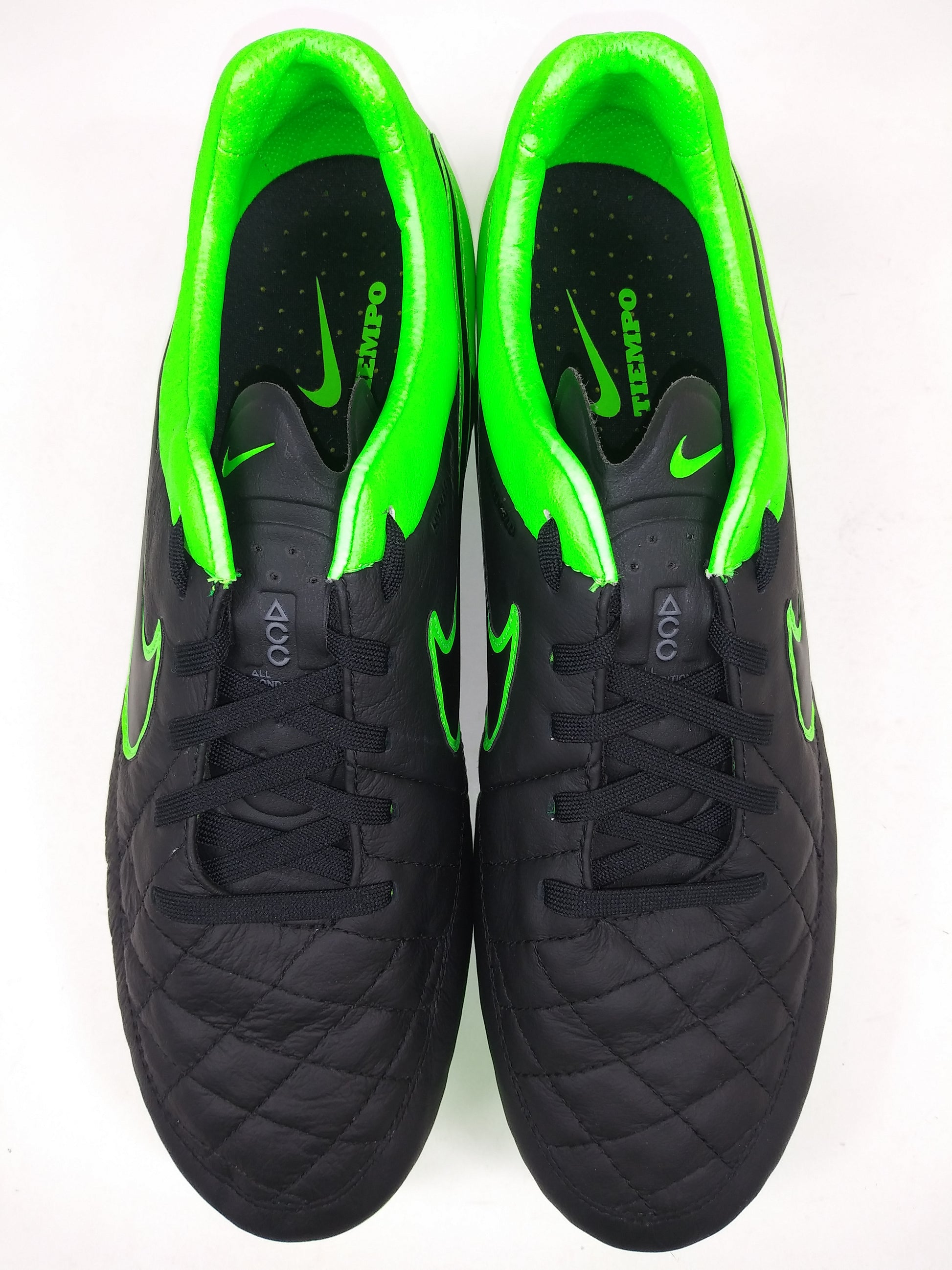 Blå Recollection Do Nike Tiempo Legend V FG Black Green – Villegas Footwear