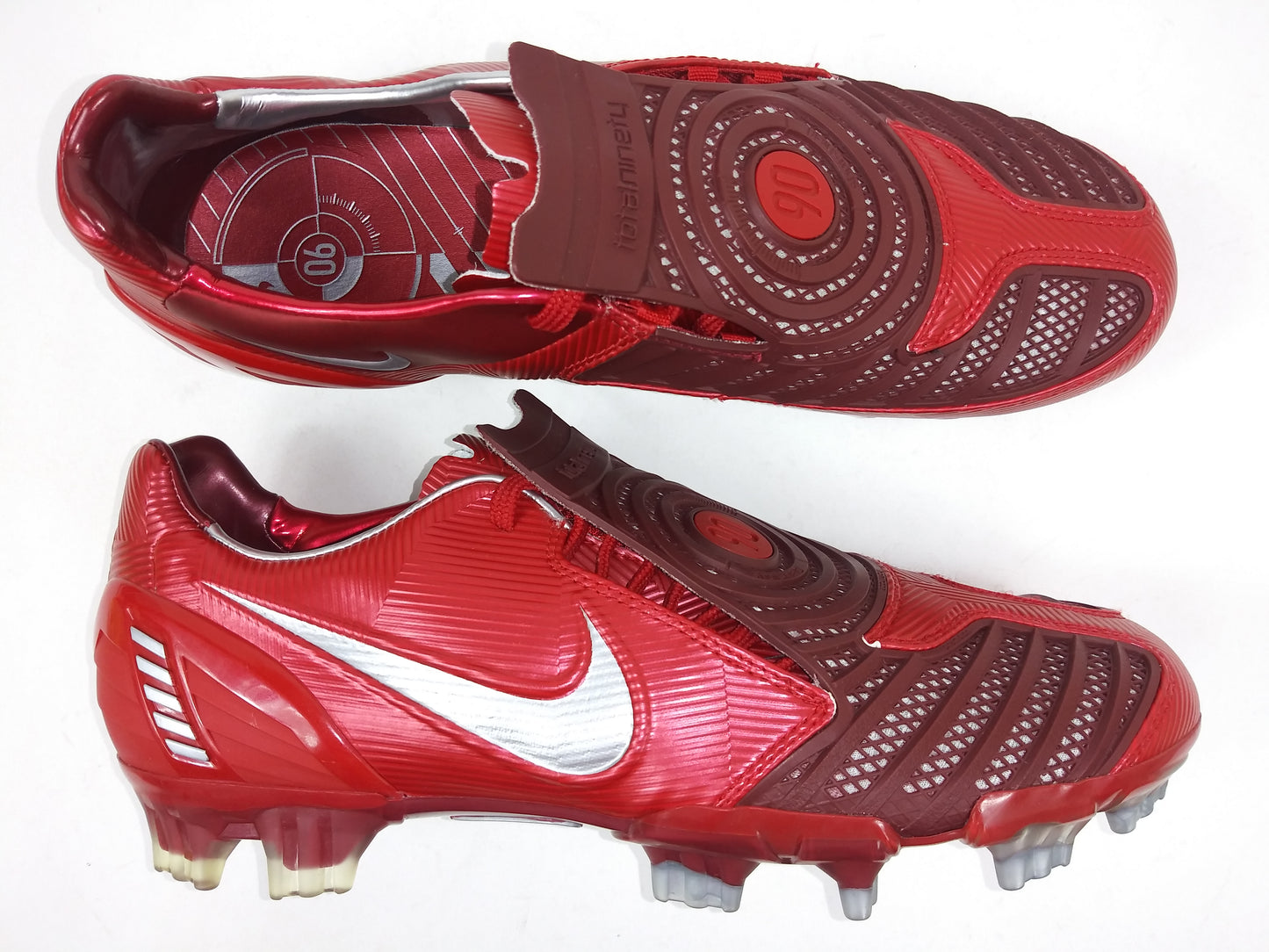 Nike Total90 Laser ll FG Red Gray