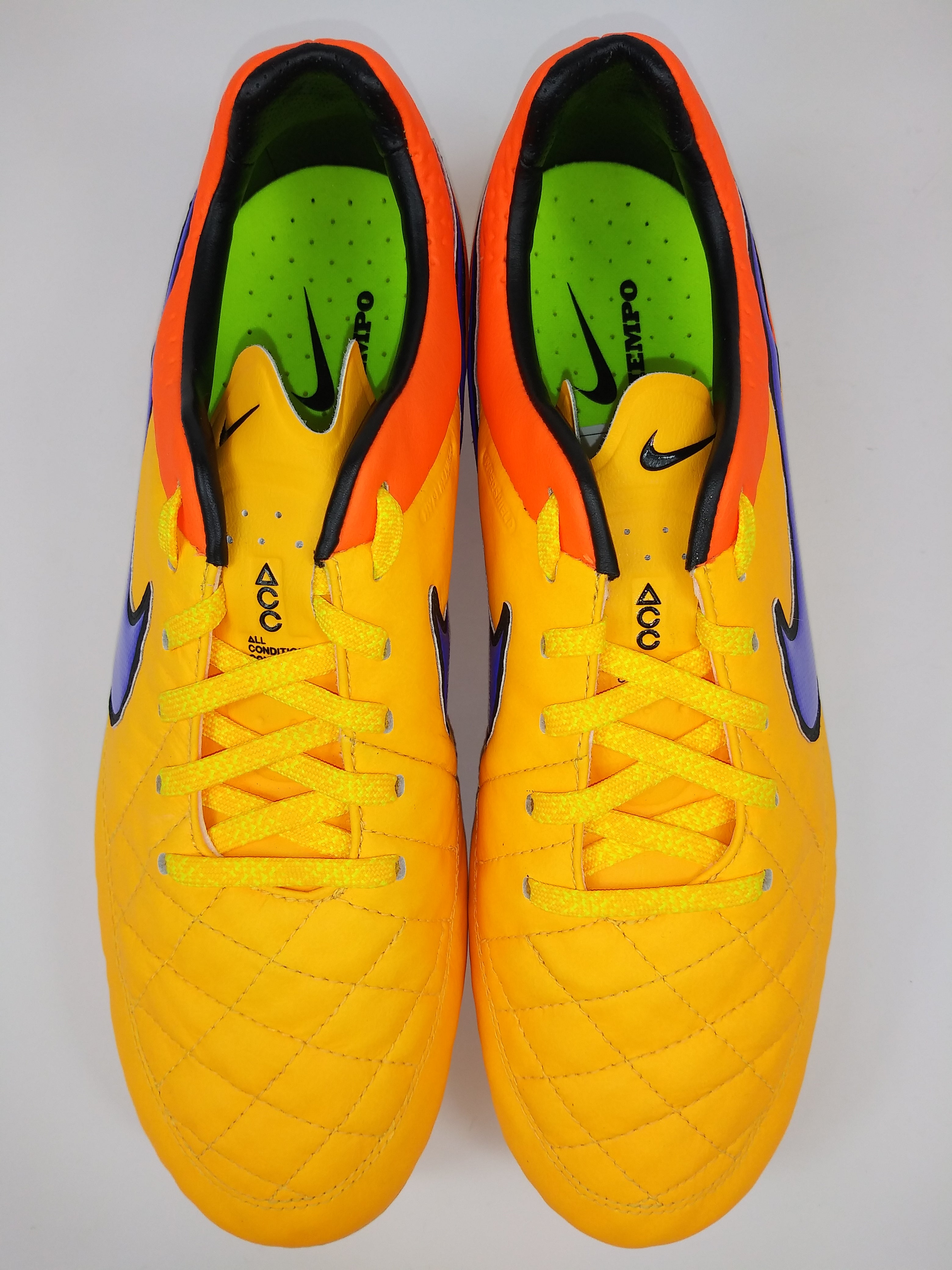 Nike Tiempo Legend V SG Pro Yellow Blue – Villegas Footwear