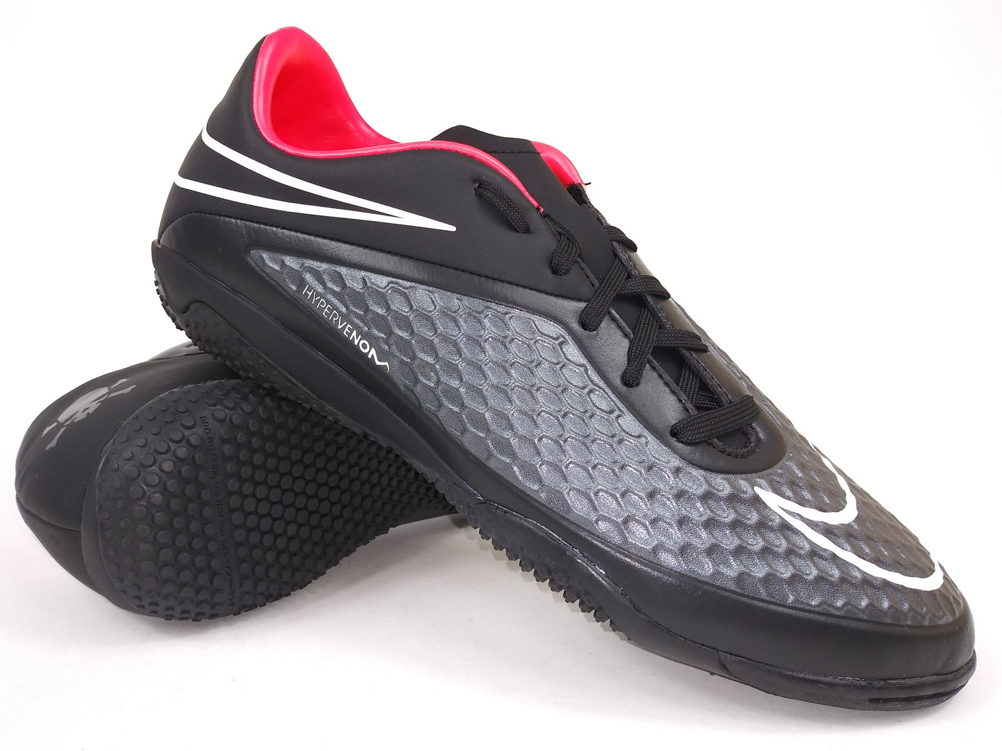 Nike Hypervenom Phelon IC Indoor Shoes Black Pink