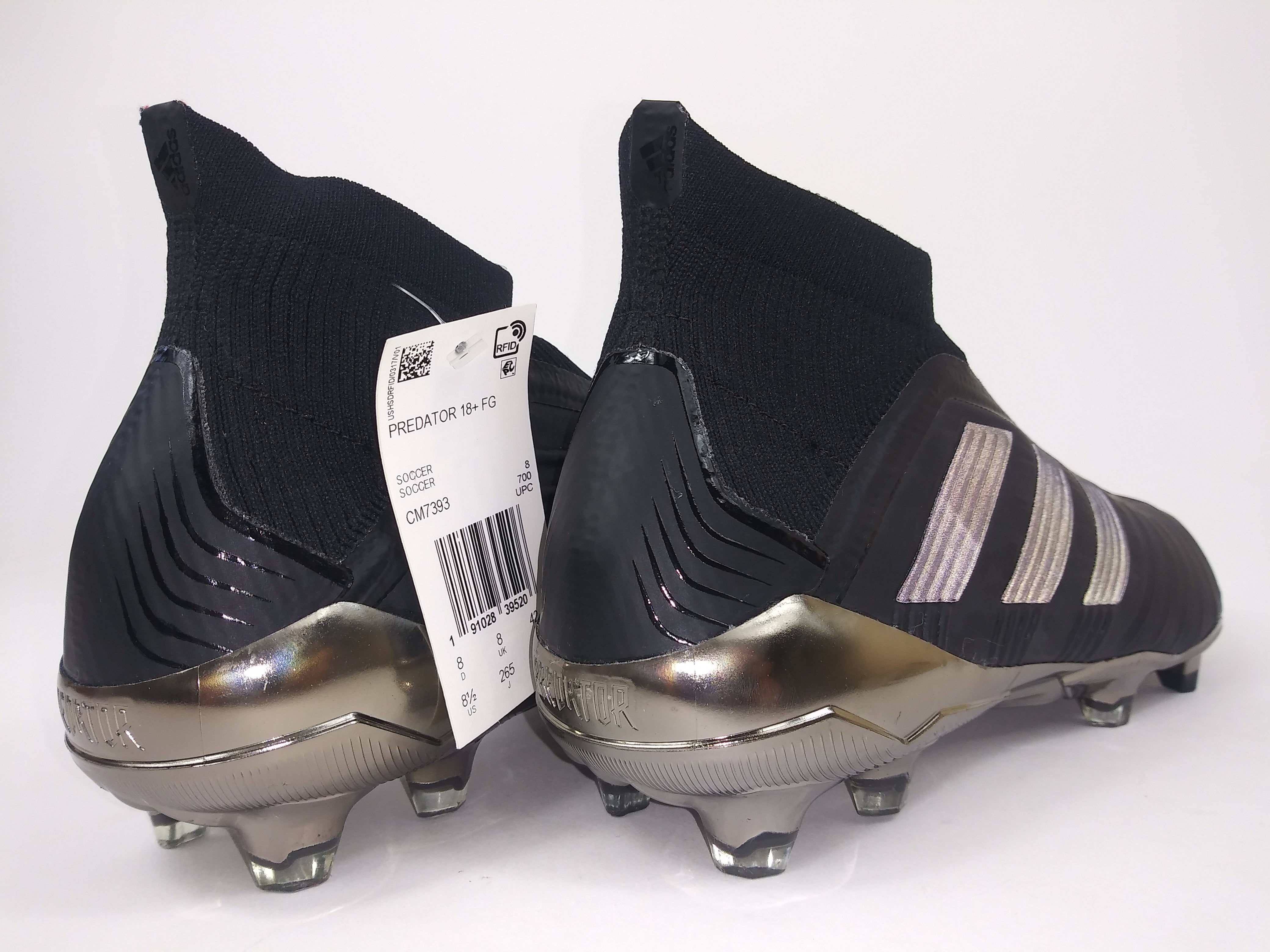 Predator 19.1 firm ground cleats black online