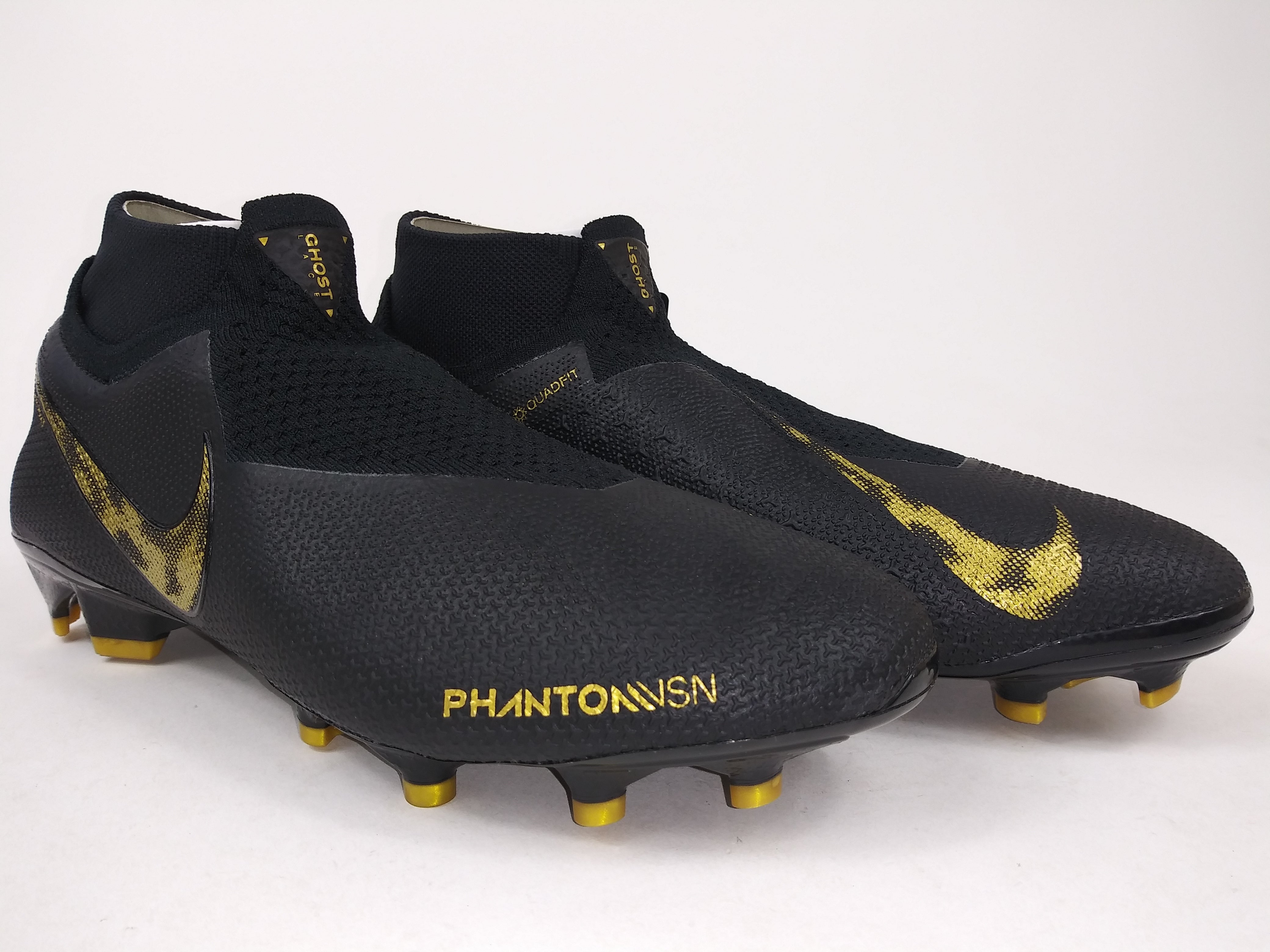 Nike Phantom VSN Elite DF FG Black Gold – Villegas Footwear