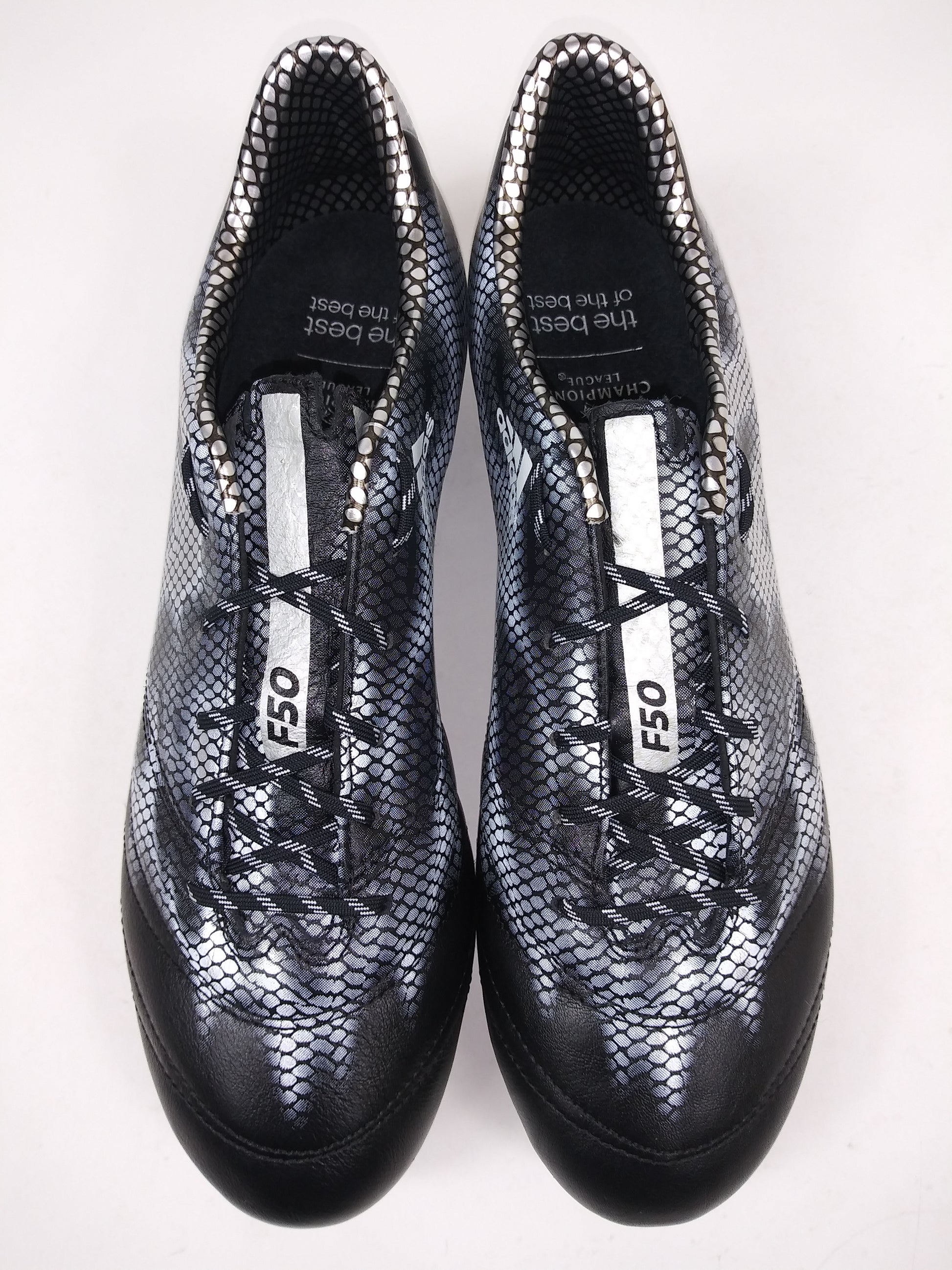 F50 Adizero FG Leather Black – Villegas Footwear
