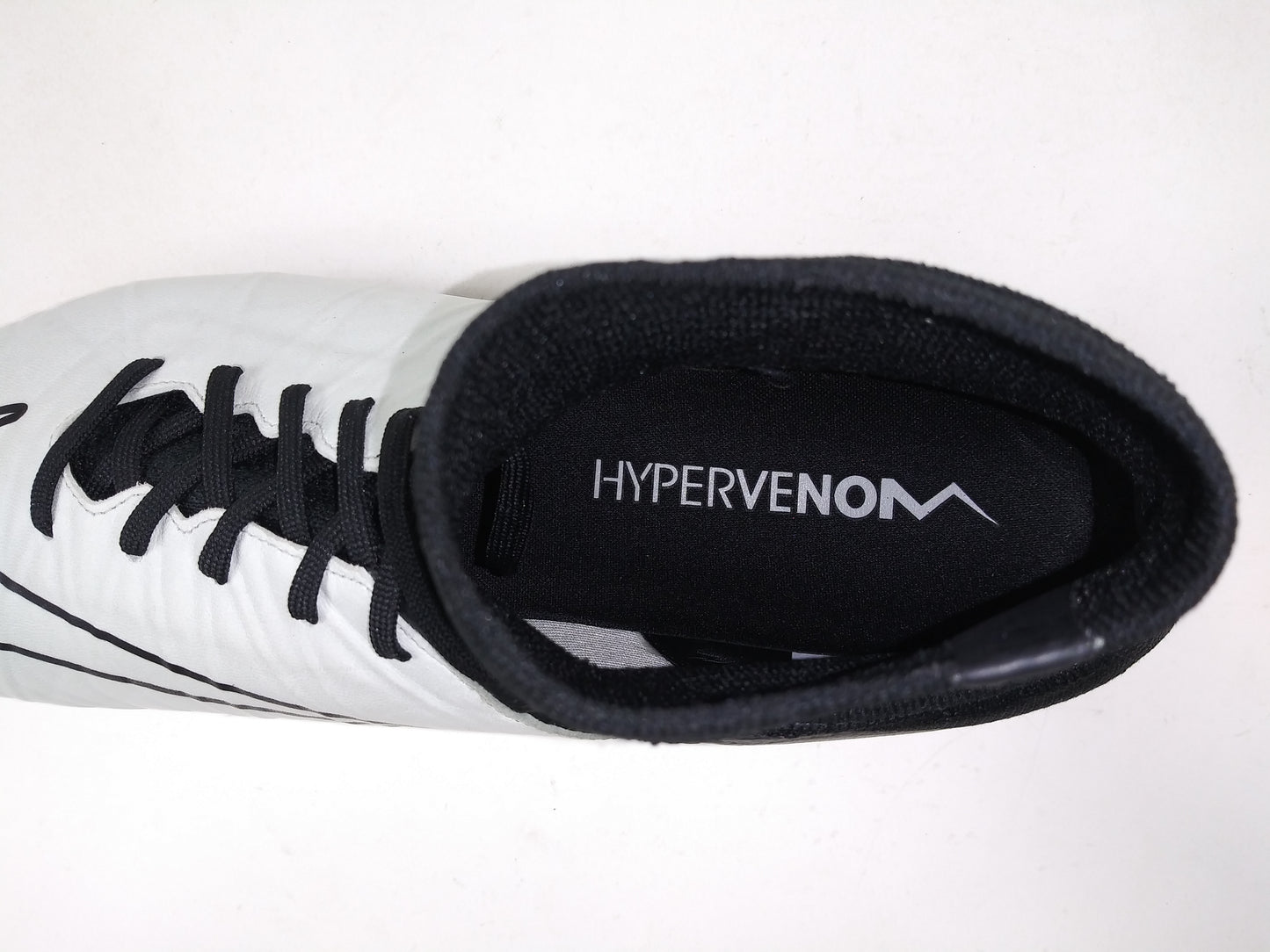Nike Hypervenom Phantom II FG LTHR White Black