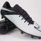 Nike Hypervenom Phinish FG LTHR White Black